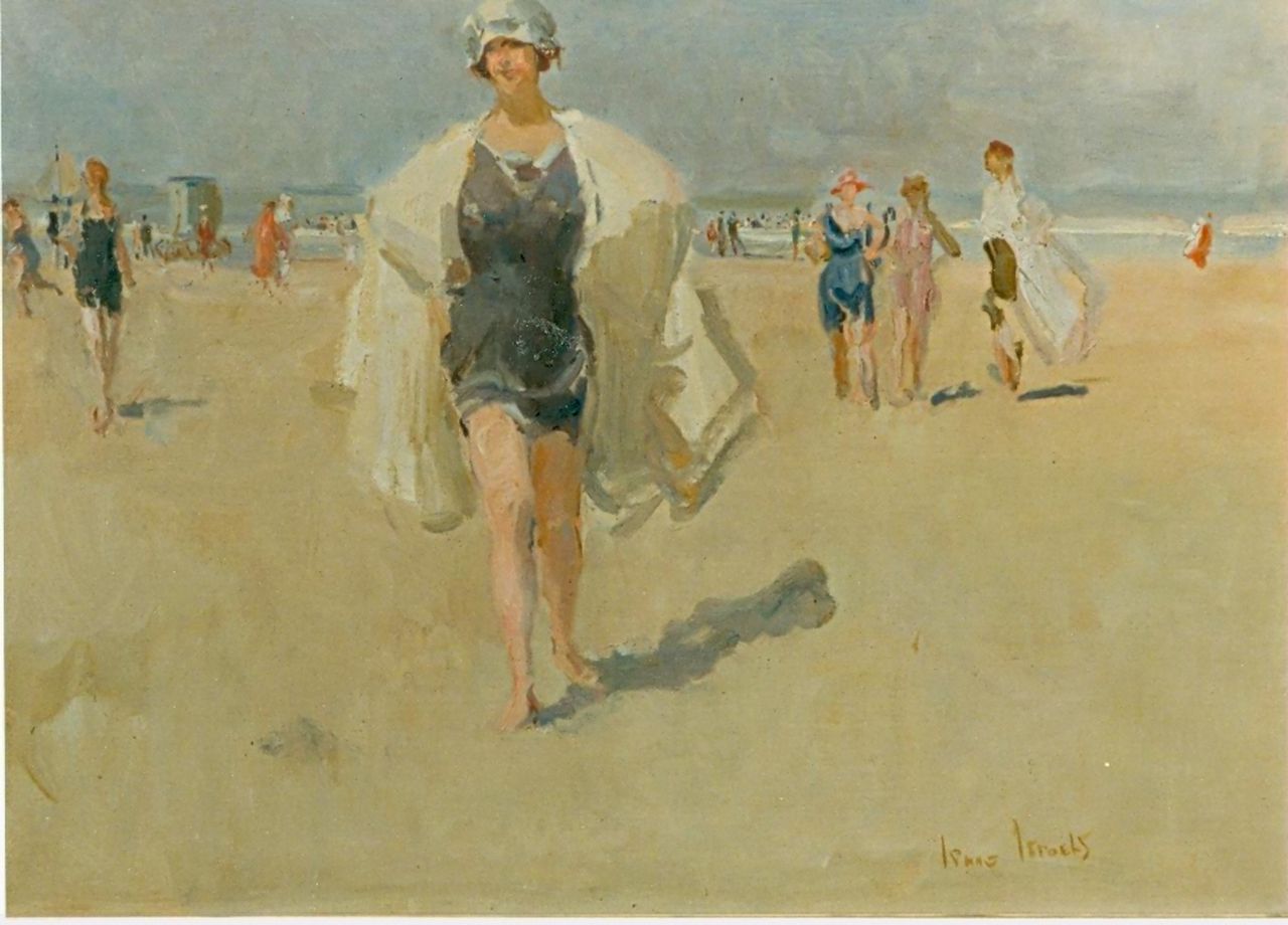 Israels I.L. | 'Isaac' Lazarus Israels, Op het strand, olieverf op doek 60,0 x 80,0 cm, gesigneerd rechtsonder Israels I.L. | 'Isaac' Lazarus Israels, Op het strand, olieverf op doek 60,0 x 80,0 cm, gesigneerd rechtsonder