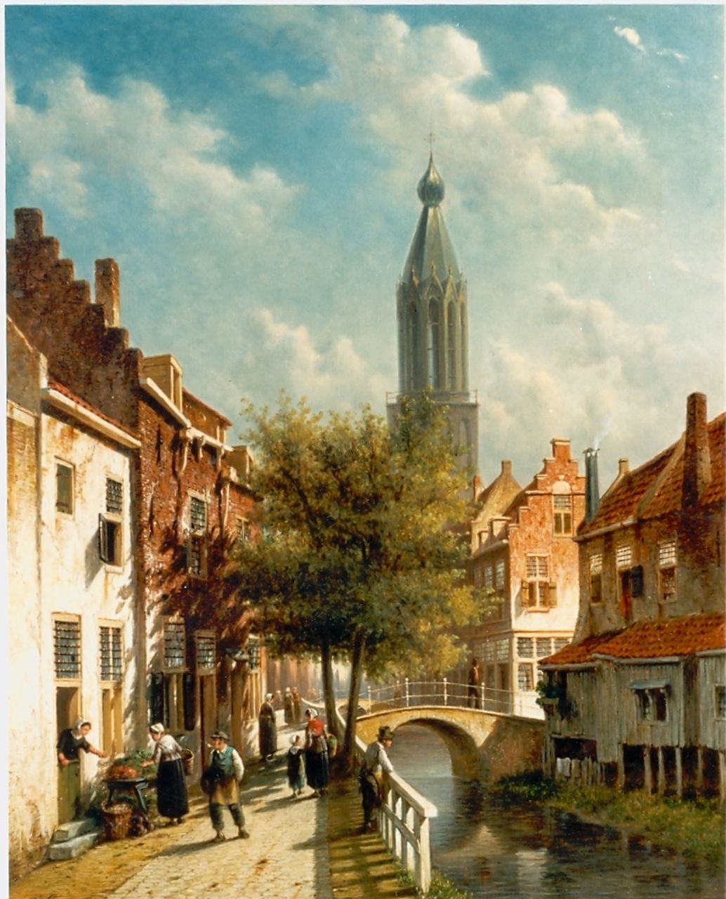 Vertin P.G.  | Petrus Gerardus Vertin, Stadsgezicht, olieverf op doek 61,0 x 49,0 cm, gesigneerd linksonder