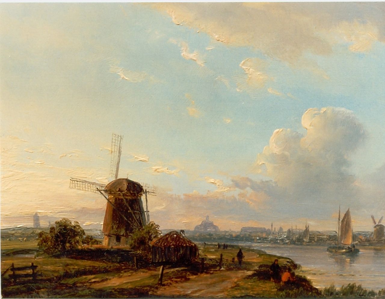 Kleijn L.J. | Lodewijk Johannes Kleijn, Panoramisch zomerlandschap, olieverf op paneel 15,0 x 21,0 cm, gesigneerd linksonder Kleijn L.J. | Lodewijk Johannes Kleijn, Panoramisch zomerlandschap, olieverf op paneel 15,0 x 21,0 cm, gesigneerd linksonder