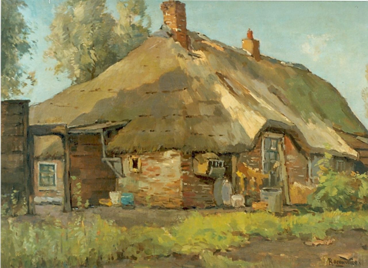 Rosemeier A.C. | Alexander Coenraad 'Alex' Rosemeier, Boerderij, olieverf op paneel 35,0 x 50,0 cm, gesigneerd rechtsonder Rosemeier A.C. | Alexander Coenraad 'Alex' Rosemeier, Boerderij, olieverf op paneel 35,0 x 50,0 cm, gesigneerd rechtsonder
