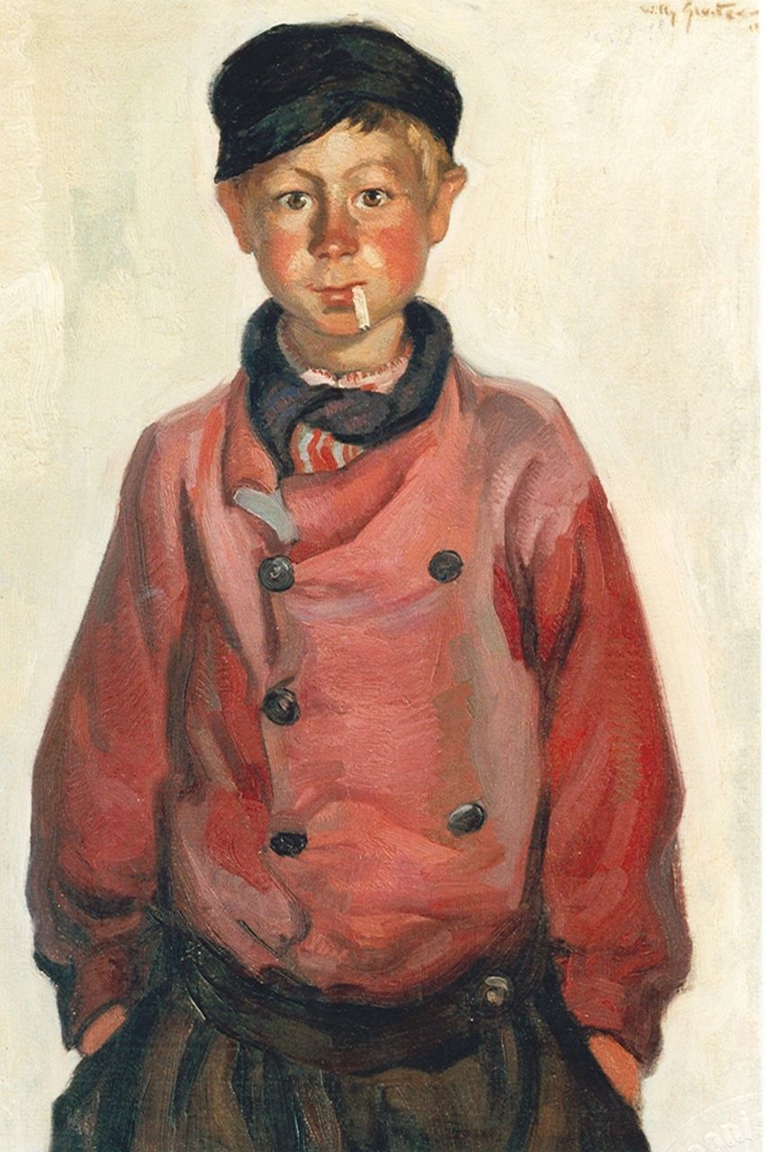 Sluiter J.W. | Jan Willem 'Willy' Sluiter, Volemdams boefje, olieverf op doek 80,5 x 60,5 cm, gesigneerd rechtsboven en gedateerd 1911 Sluiter J.W. | Jan Willem 'Willy' Sluiter, Volemdams boefje, olieverf op doek 80,5 x 60,5 cm, gesigneerd rechtsboven en gedateerd 1911