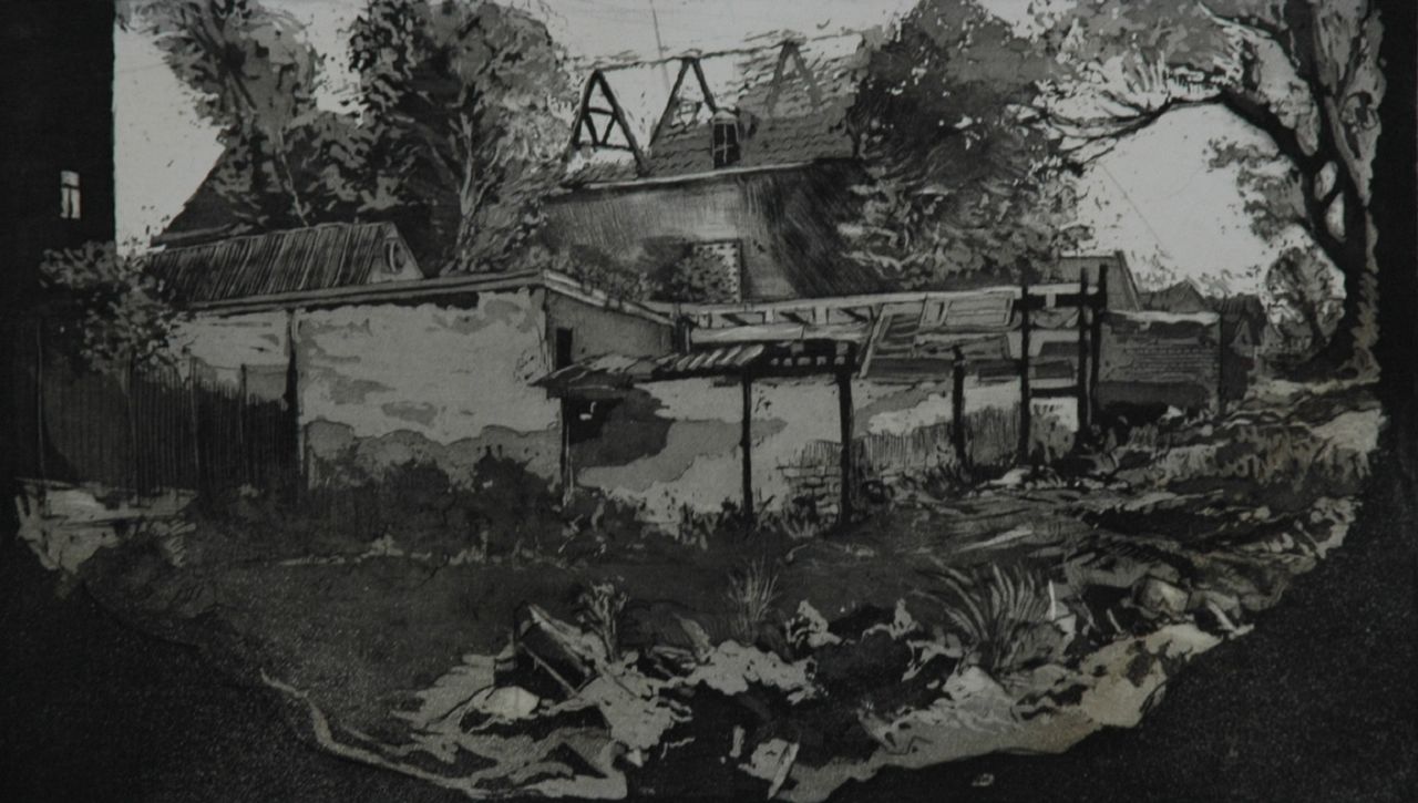Haasteren C.F. van | Kees van Haasteren | Grafiek te koop aangeboden | 'Eine kleine Industrielandschaft 2' - Schiedam, ets en aquatint 45,2 x 60,4 cm, gesigneerd rechtsonder (in potlood) en gedateerd 1980 (in potlood) Haasteren C.F. van | Kees van Haasteren | Grafiek te koop aangeboden | 'Eine kleine Industrielandschaft 2' - Schiedam, ets en aquatint 45,2 x 60,4 cm, gesigneerd rechtsonder (in potlood) en gedateerd 1980 (in potlood)
