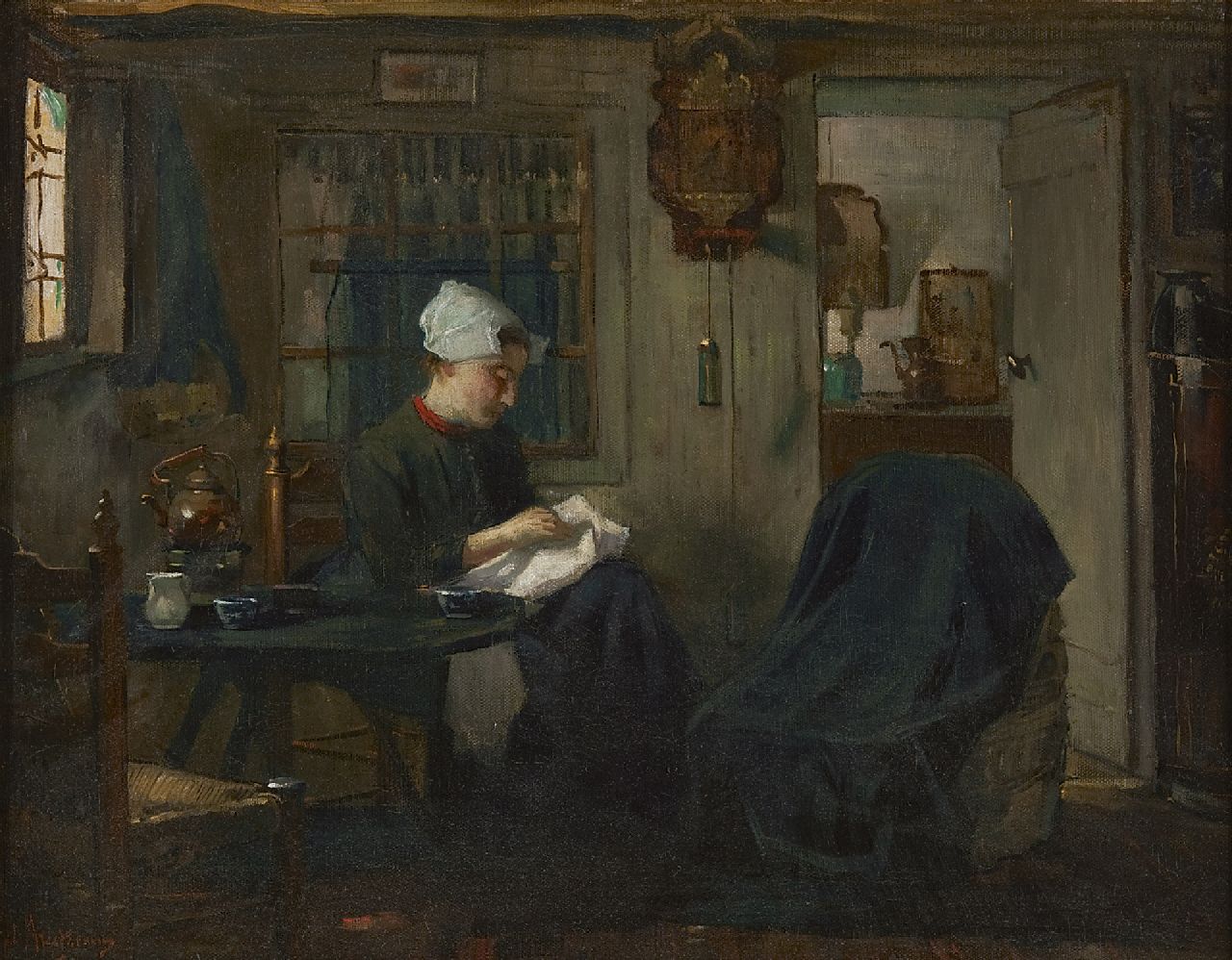 Arntzenius P.F.N.J. | Pieter Florentius Nicolaas Jacobus 'Floris' Arntzenius | Schilderijen te koop aangeboden | Dagelijkse dingen, olieverf op doek 37,2 x 48,0 cm, gesigneerd linksonder Arntzenius P.F.N.J. | Pieter Florentius Nicolaas Jacobus 'Floris' Arntzenius | Schilderijen te koop aangeboden | Dagelijkse dingen, olieverf op doek 37,2 x 48,0 cm, gesigneerd linksonder