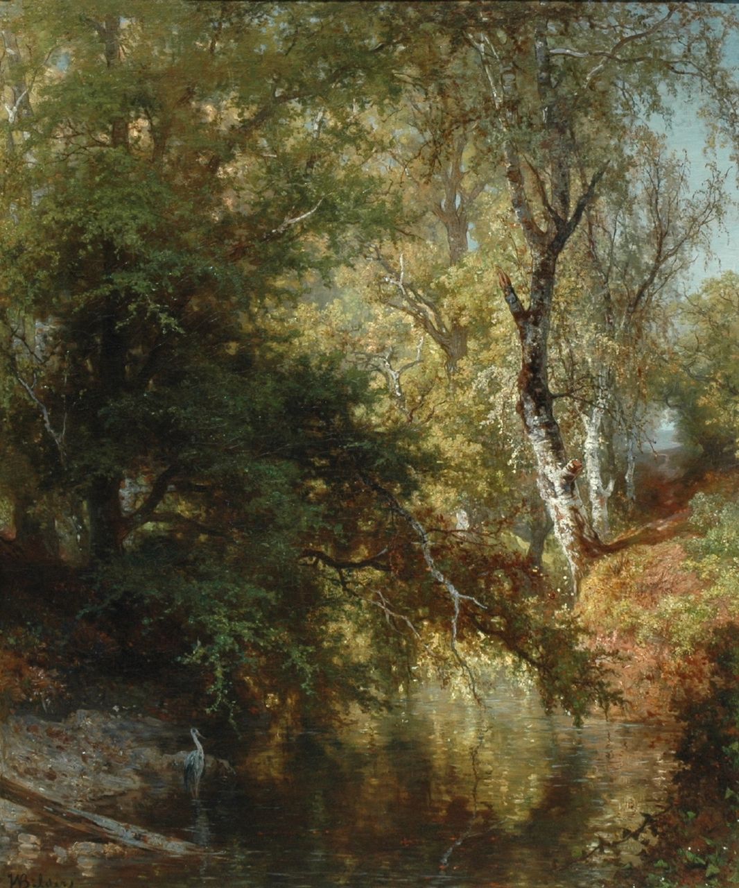 Bilders J.W. | Johannes Warnardus Bilders, Renkumse beek, olieverf op doek 96,0 x 80,0 cm, gesigneerd linksonder Bilders J.W. | Johannes Warnardus Bilders, Renkumse beek, olieverf op doek 96,0 x 80,0 cm, gesigneerd linksonder