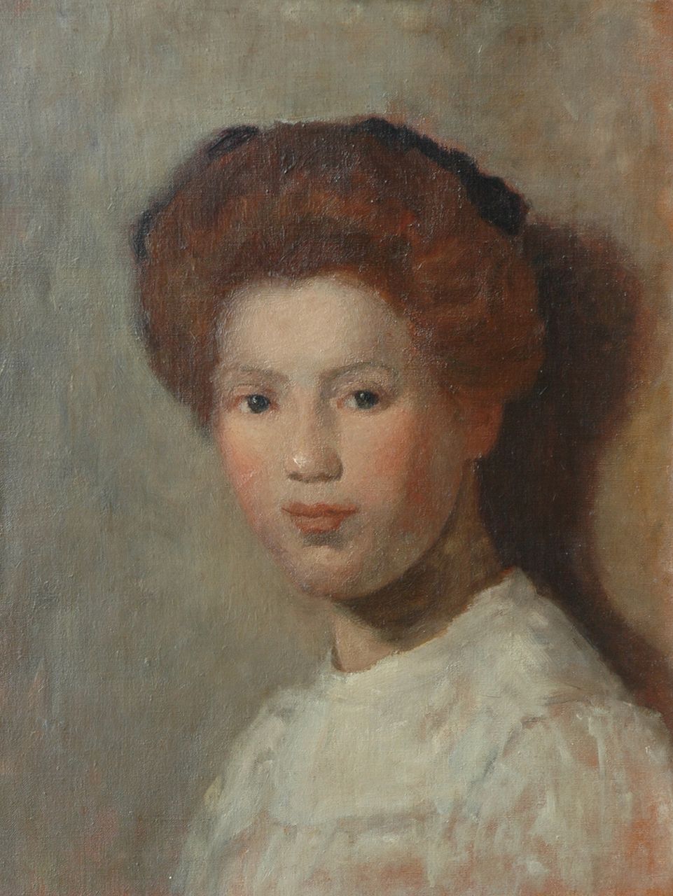 Fritzlin M.C.L. | Maria Charlotta 'Louise' Fritzlin, Sientje, olieverf op doek 47,0 x 36,3 cm, te dateren 1910 Fritzlin M.C.L. | Maria Charlotta 'Louise' Fritzlin, Sientje, olieverf op doek 47,0 x 36,3 cm, te dateren 1910