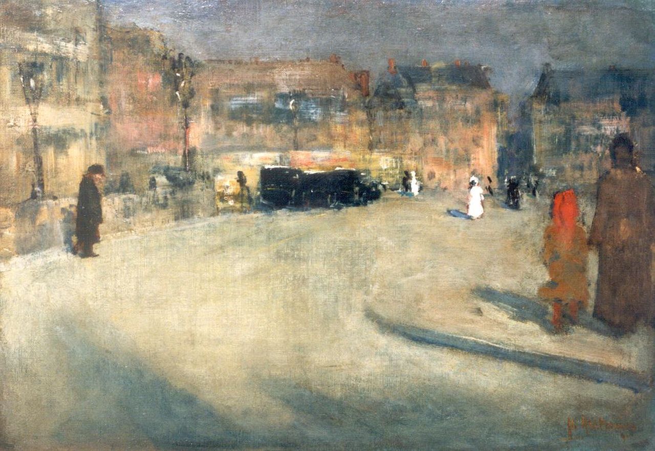 Arntzenius P.F.N.J. | Pieter Florentius Nicolaas Jacobus 'Floris' Arntzenius, Stadsgezicht Frankrijk, olieverf op doek 29,0 x 41,9 cm, gesigneerd rechtsonder en gedateerd '92 Arntzenius P.F.N.J. | Pieter Florentius Nicolaas Jacobus 'Floris' Arntzenius, Stadsgezicht Frankrijk, olieverf op doek 29,0 x 41,9 cm, gesigneerd rechtsonder en gedateerd '92