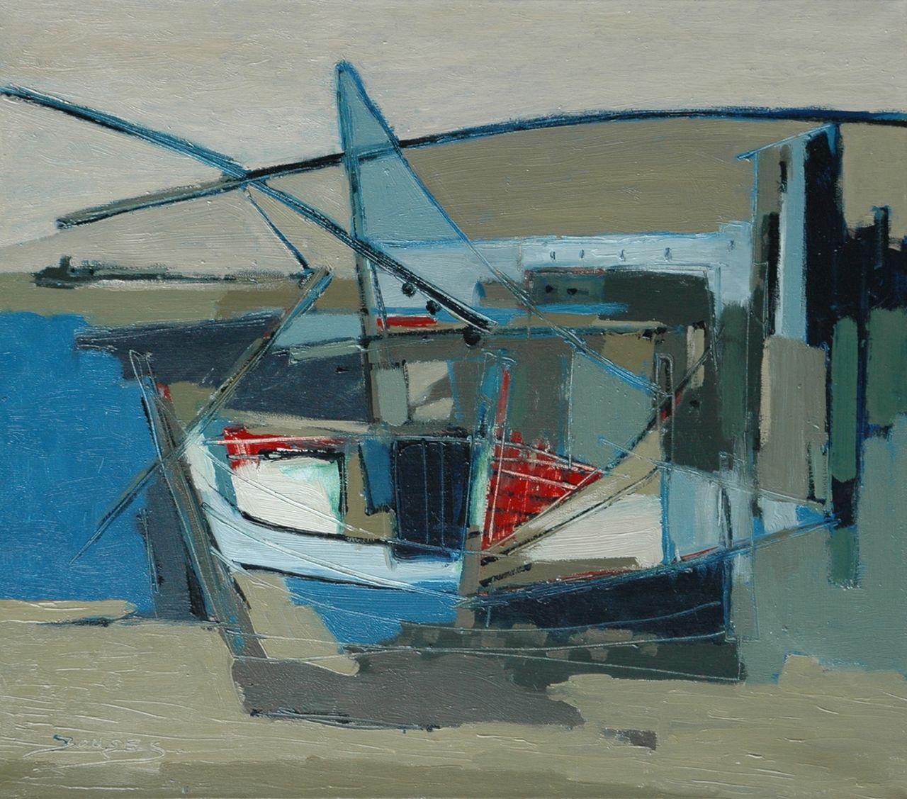 Jonges J. | Jan Jonges, Formentera, olieverf op doek 68,3 x 78,2 cm, gesigneerd linksonder Jonges J. | Jan Jonges, Formentera, olieverf op doek 68,3 x 78,2 cm, gesigneerd linksonder