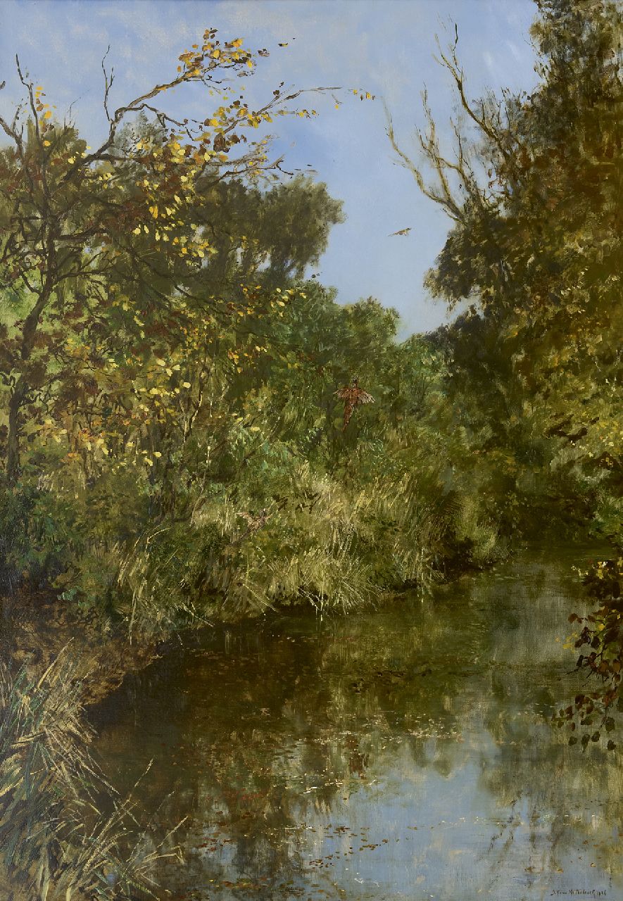 Mastenbroek J.H. van | Johan Hendrik van Mastenbroek | Schilderijen te koop aangeboden | Opvliegende fazanten, olieverf op doek 100,5 x 70,0 cm, gesigneerd rechtsonder en gedateerd 1936 Mastenbroek J.H. van | Johan Hendrik van Mastenbroek | Schilderijen te koop aangeboden | Opvliegende fazanten, olieverf op doek 100,5 x 70,0 cm, gesigneerd rechtsonder en gedateerd 1936