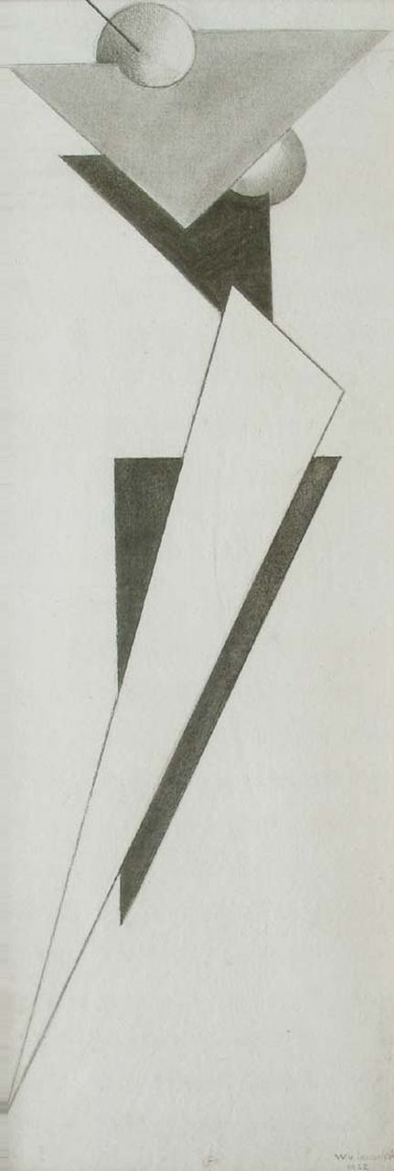 Leusden W. van | Willem van Leusden, Danseres, zwart krijt op papier 78,0 x 28,5 cm, gesigneerd rechtsonder en gedateerd 1922, doch vermoed. gemaakt 1926/1927 Leusden W. van | Willem van Leusden, Danseres, zwart krijt op papier 78,0 x 28,5 cm, gesigneerd rechtsonder en gedateerd 1922, doch vermoed. gemaakt 1926/1927