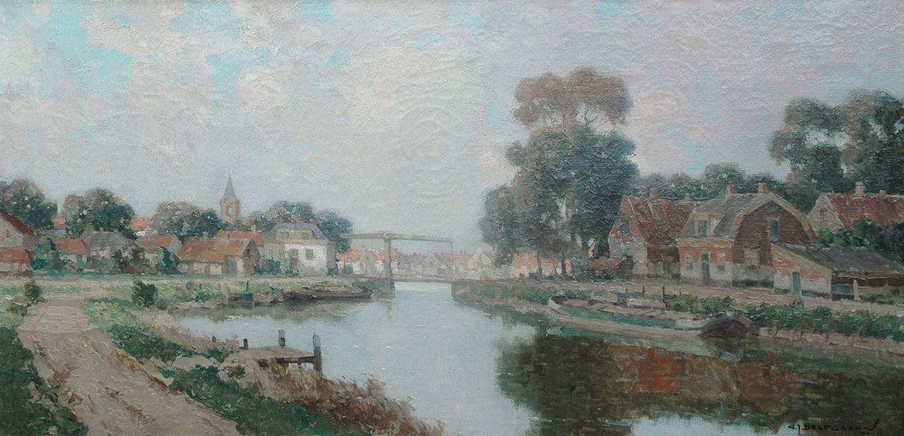 Delfgaauw G.J.  | Gerardus Johannes 'Gerard' Delfgaauw, Bij Loenen, olieverf op doek 40,5 x 80,5 cm, gesigneerd rechtsonder en te dateren 1940