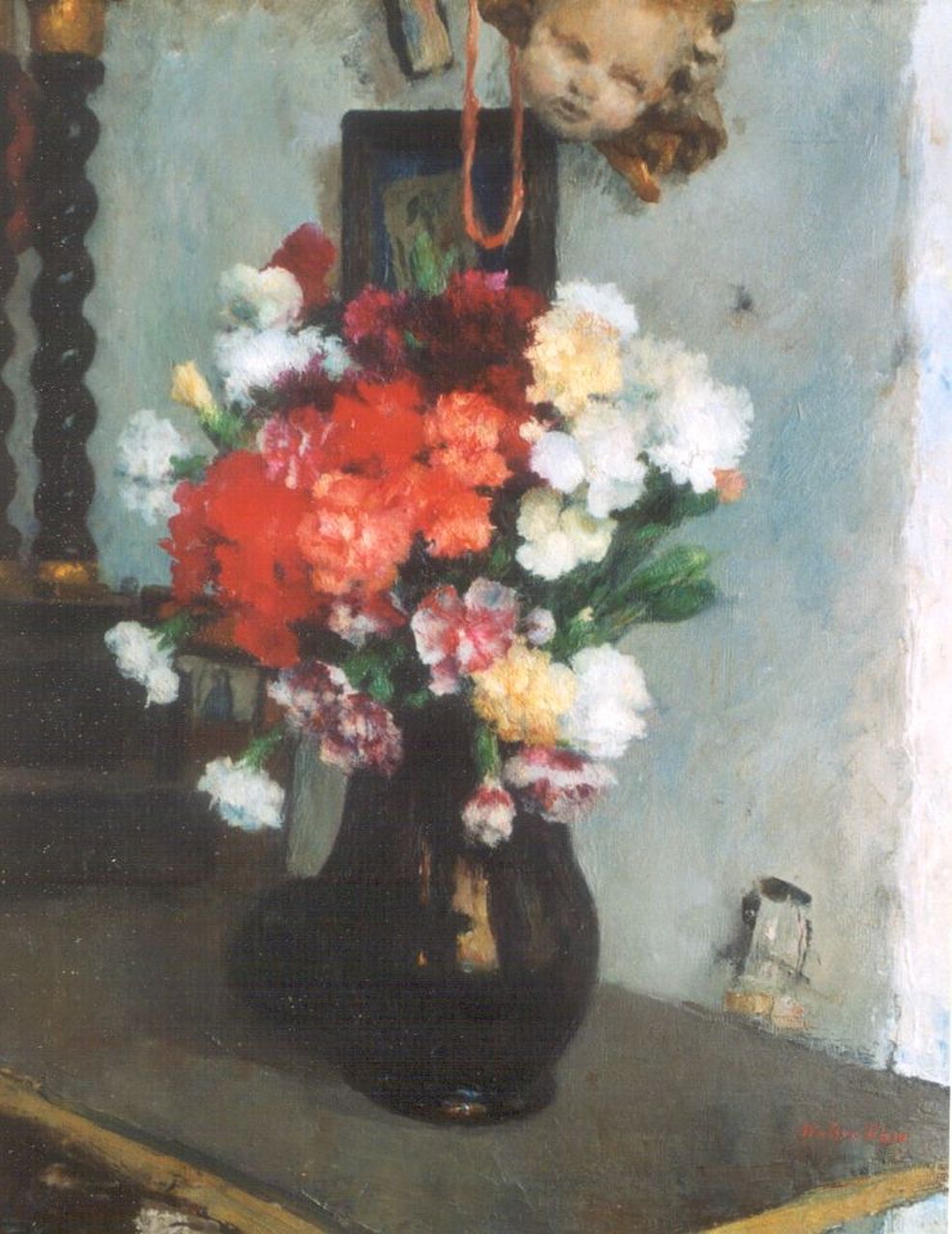 Vaes W.  | Walter Vaes, Anjers, olieverf op doek 49,9 x 39,9 cm, gesigneerd rechtsonder