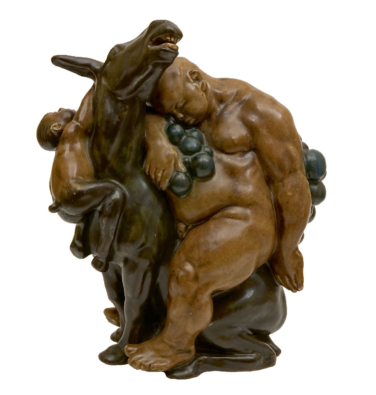 Nielsen K. | Kai Nielsen | Beelden en objecten te koop aangeboden | Bacchus en Faun - twee beeldjes, polychroom beschilderd, geglazuurd aardewerk 23,6 x 19,0 cm, gesigneerd op onderzijde (beide) en gedateerd 1912 (beide) Nielsen K. | Kai Nielsen | Beelden en objecten te koop aangeboden | Bacchus en Faun - twee beeldjes, polychroom beschilderd, geglazuurd aardewerk 23,6 x 19,0 cm, gesigneerd op onderzijde (beide) en gedateerd 1912 (beide)