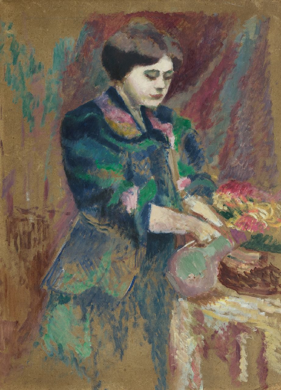 Waetjen O. von | Otto von Waetjen, Portret van een dame, olieverf op board 73,5 x 54,5 cm Waetjen O. von | Otto von Waetjen, Portret van een dame, olieverf op board 73,5 x 54,5 cm