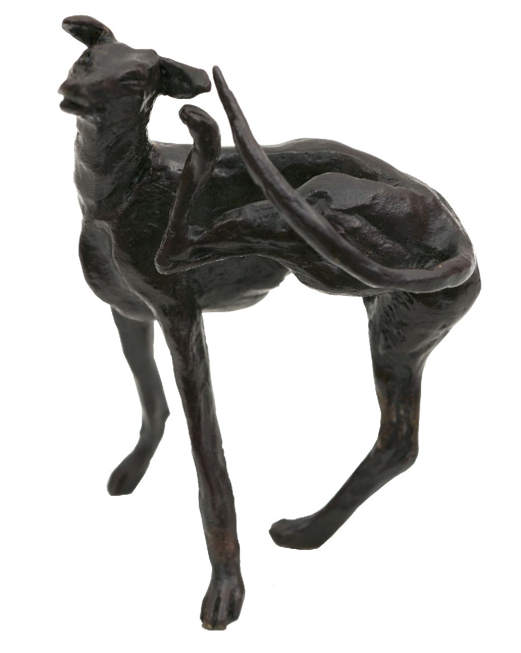 Glen H. | Harriet Glen | Beelden en objecten te koop aangeboden | Hazewindhond, brons 10,3 x 8,0 cm, gesigneerd op rechter achterpoot Glen H. | Harriet Glen | Beelden en objecten te koop aangeboden | Hazewindhond, brons 10,3 x 8,0 cm, gesigneerd op rechter achterpoot