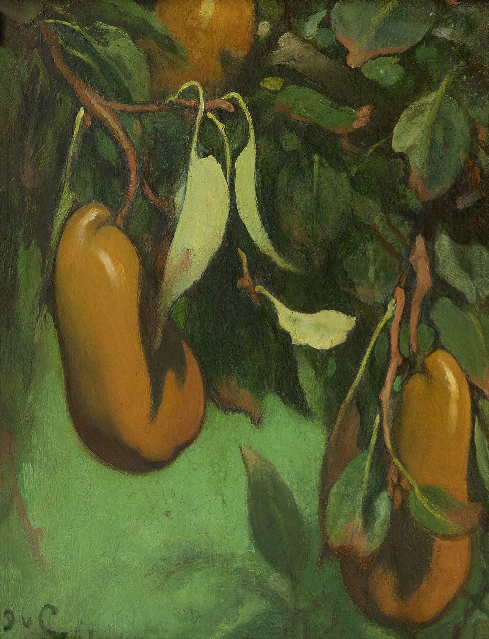 Looy J. van | Jacobus van Looy | Schilderijen te koop aangeboden | Kalebasperen, olieverf op paneel 35,0 x 26,7 cm, gesigneerd linksonder met initialen Looy J. van | Jacobus van Looy | Schilderijen te koop aangeboden | Kalebasperen, olieverf op paneel 35,0 x 26,7 cm, gesigneerd linksonder met initialen