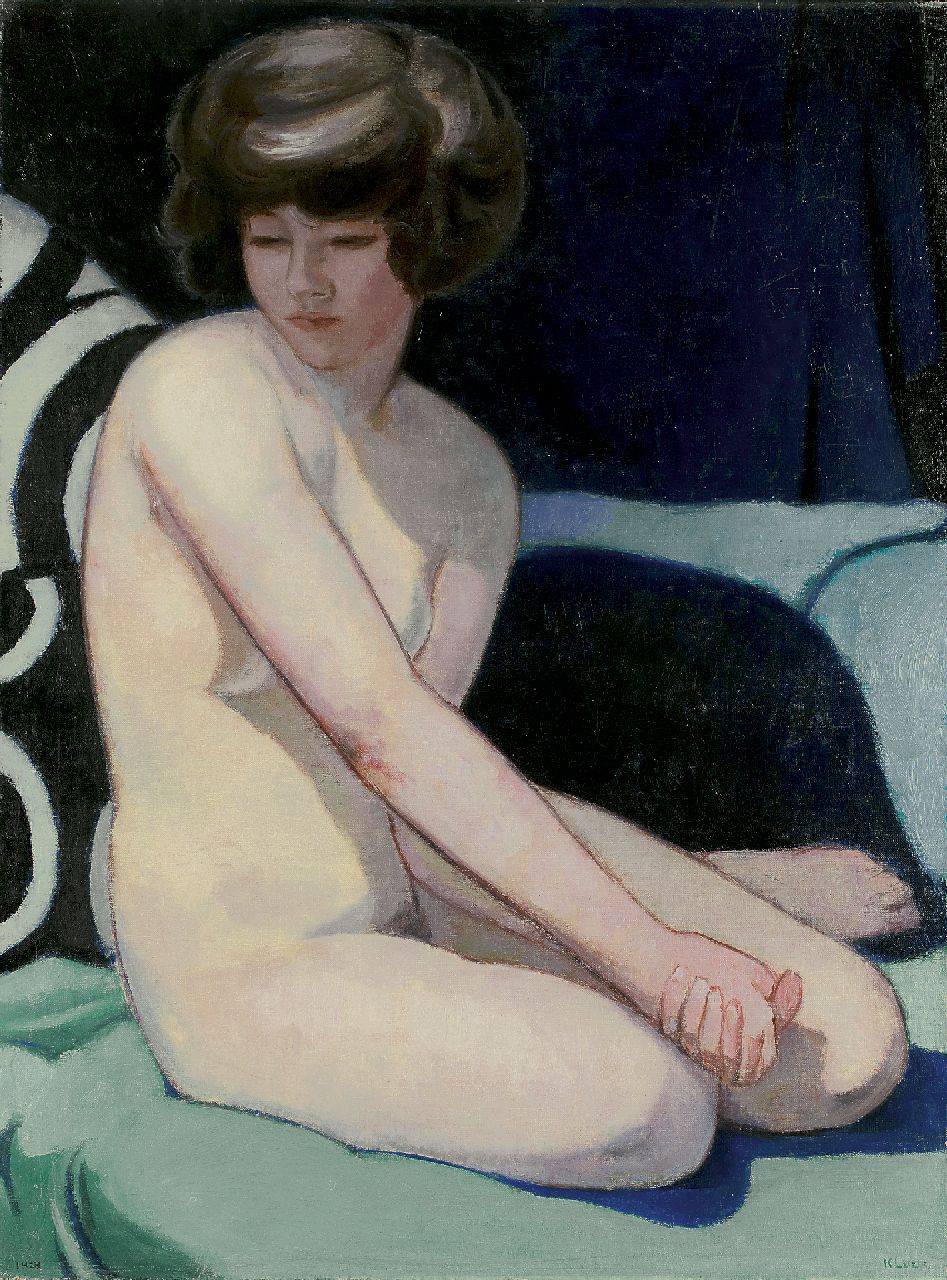 Kloos C. | Cornelis Kloos | Schilderijen te koop aangeboden | Naakt en kussens, olieverf op doek 80,2 x 60,2 cm, gesigneerd rechtsonder en gedateerd 1928 Kloos C. | Cornelis Kloos | Schilderijen te koop aangeboden | Naakt en kussens, olieverf op doek 80,2 x 60,2 cm, gesigneerd rechtsonder en gedateerd 1928