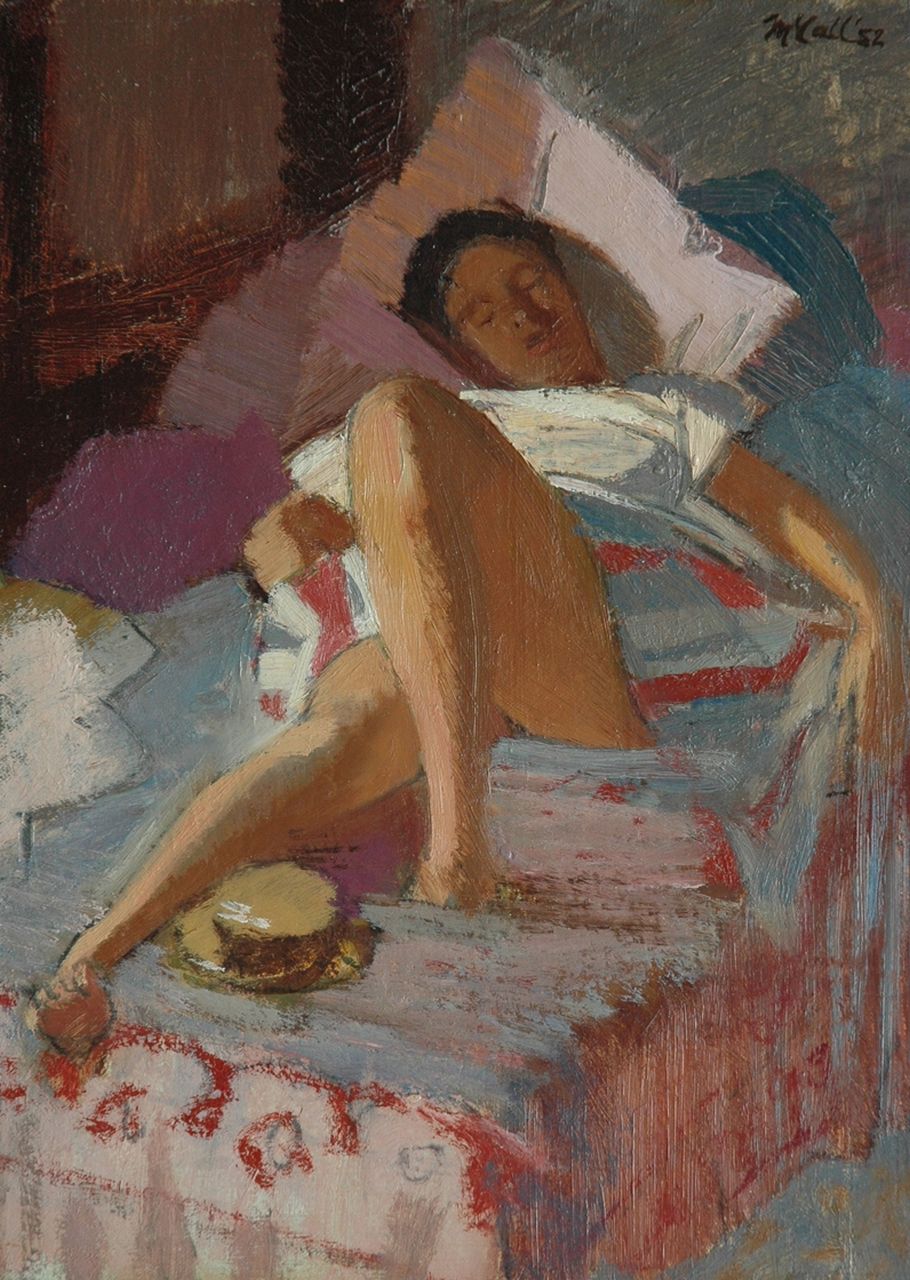 McCall C.J. | Charles James McCall, 'Heatwave', olieverf op schildersboard 33,1 x 24,0 cm, gesigneerd rechtsboven en gedateerd '52 McCall C.J. | Charles James McCall, 'Heatwave', olieverf op schildersboard 33,1 x 24,0 cm, gesigneerd rechtsboven en gedateerd '52