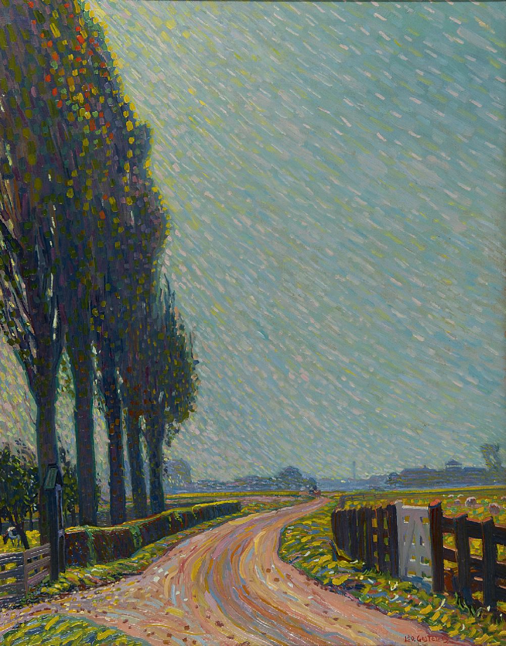 Gestel L. | Leendert 'Leo' Gestel, Zomerdag bij Montfoort, olieverf op doek 70,6 x 55,5 cm, gesigneerd rechtsonder en gedateerd '09 Gestel L. | Leendert 'Leo' Gestel, Zomerdag bij Montfoort, olieverf op doek 70,6 x 55,5 cm, gesigneerd rechtsonder en gedateerd '09
