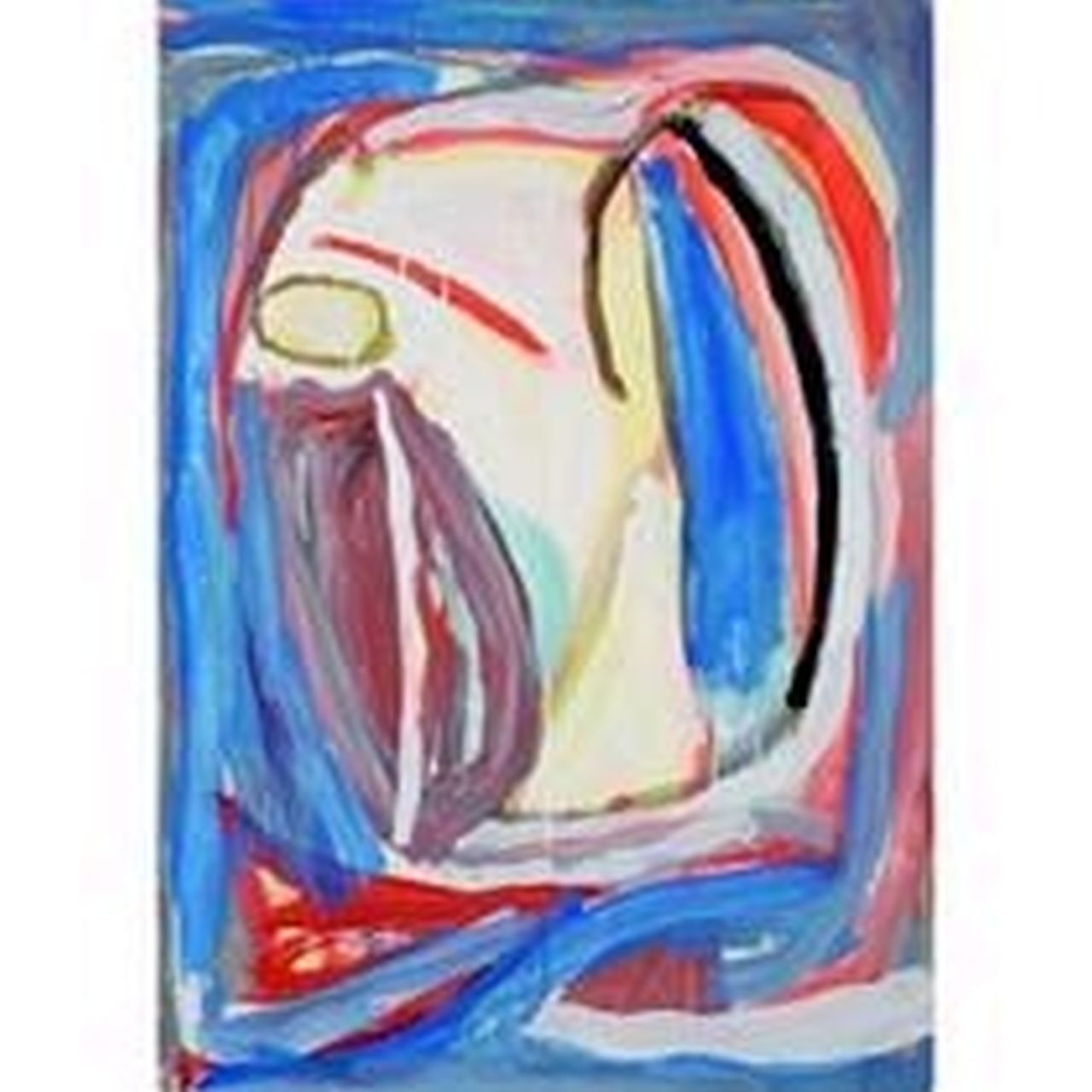Velde A.G. van | Abraham Gerardus 'Bram' van Velde, Compositie no. 15, gouache op papier 99,0 x 70,0 cm, gesigneerd verso met initialen Velde A.G. van | Abraham Gerardus 'Bram' van Velde, Compositie no. 15, gouache op papier 99,0 x 70,0 cm, gesigneerd verso met initialen