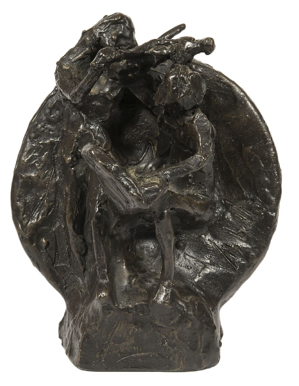 Bakker W.F. | Willem Frederik 'Jits' Bakker | Beelden en objecten te koop aangeboden | Musicerend stel, brons 15,7 x 13,0 cm, gesigneerd rechtsonder Bakker W.F. | Willem Frederik 'Jits' Bakker | Beelden en objecten te koop aangeboden | Musicerend stel, brons 15,7 x 13,0 cm, gesigneerd rechtsonder