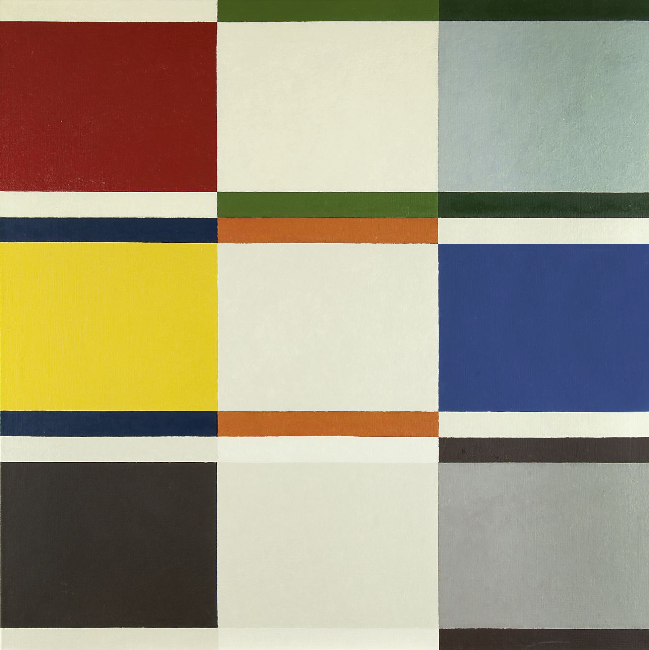 Ido Vunderink | Zonder titel, olieverf op doek, 89,5 x 89,5 cm, gesigneerd verso en verso gedateerd 06-2009
