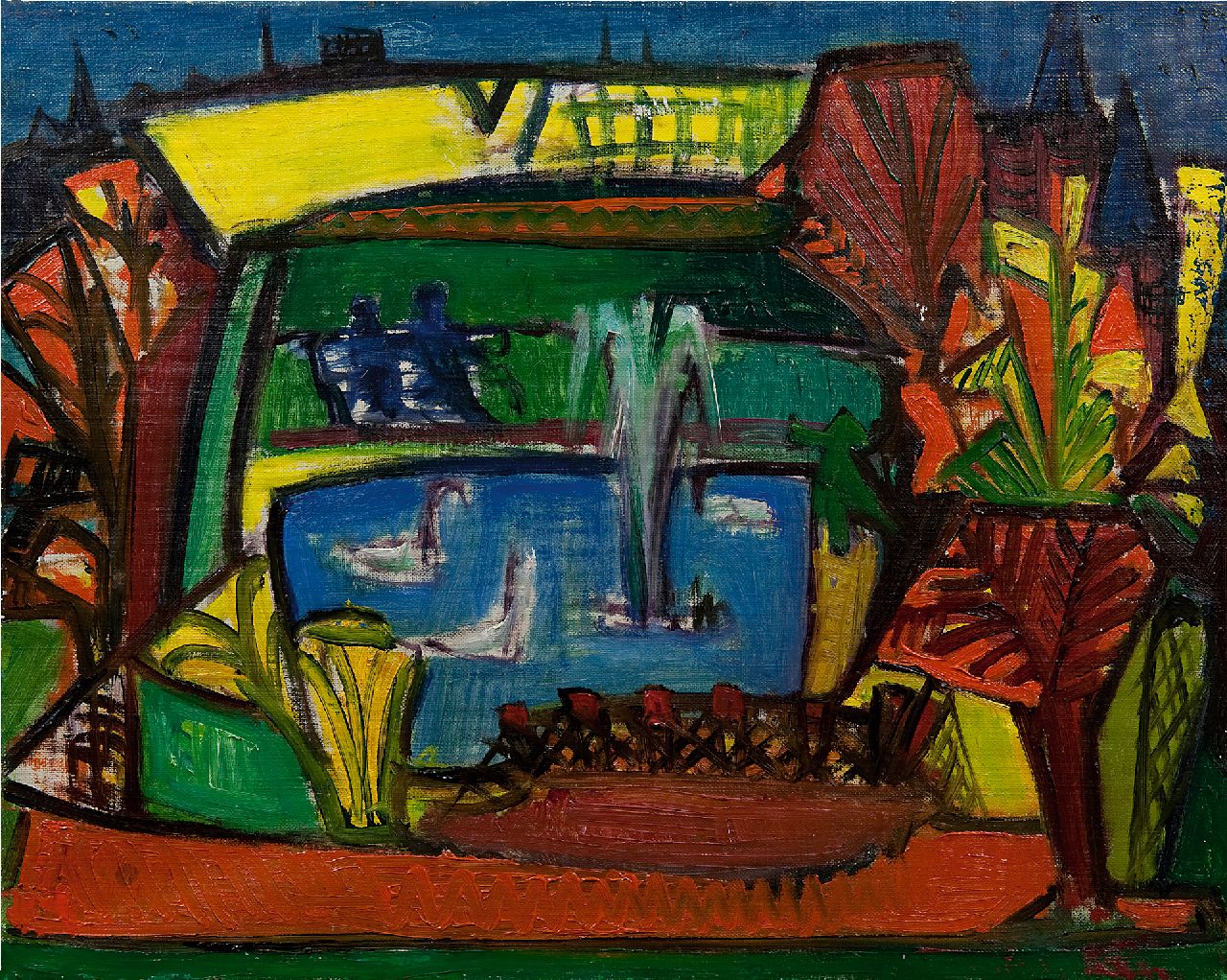 Frankot R.  | Roelof 'Roel' Frankot | Schilderijen te koop aangeboden | Droom, olieverf op doek 40,1 x 50,0 cm, te dateren ca. 1978