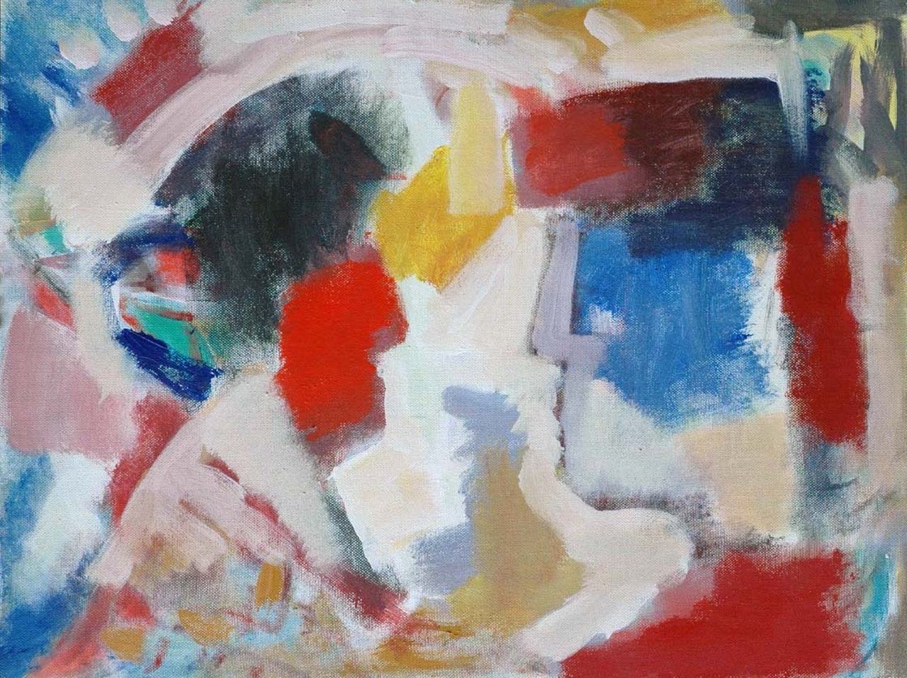Boonstra K. | Klaas Boonstra, Compositie, olieverf op schildersboard 61,3 x 81,0 cm, gesigneerd verso Boonstra K. | Klaas Boonstra, Compositie, olieverf op schildersboard 61,3 x 81,0 cm, gesigneerd verso