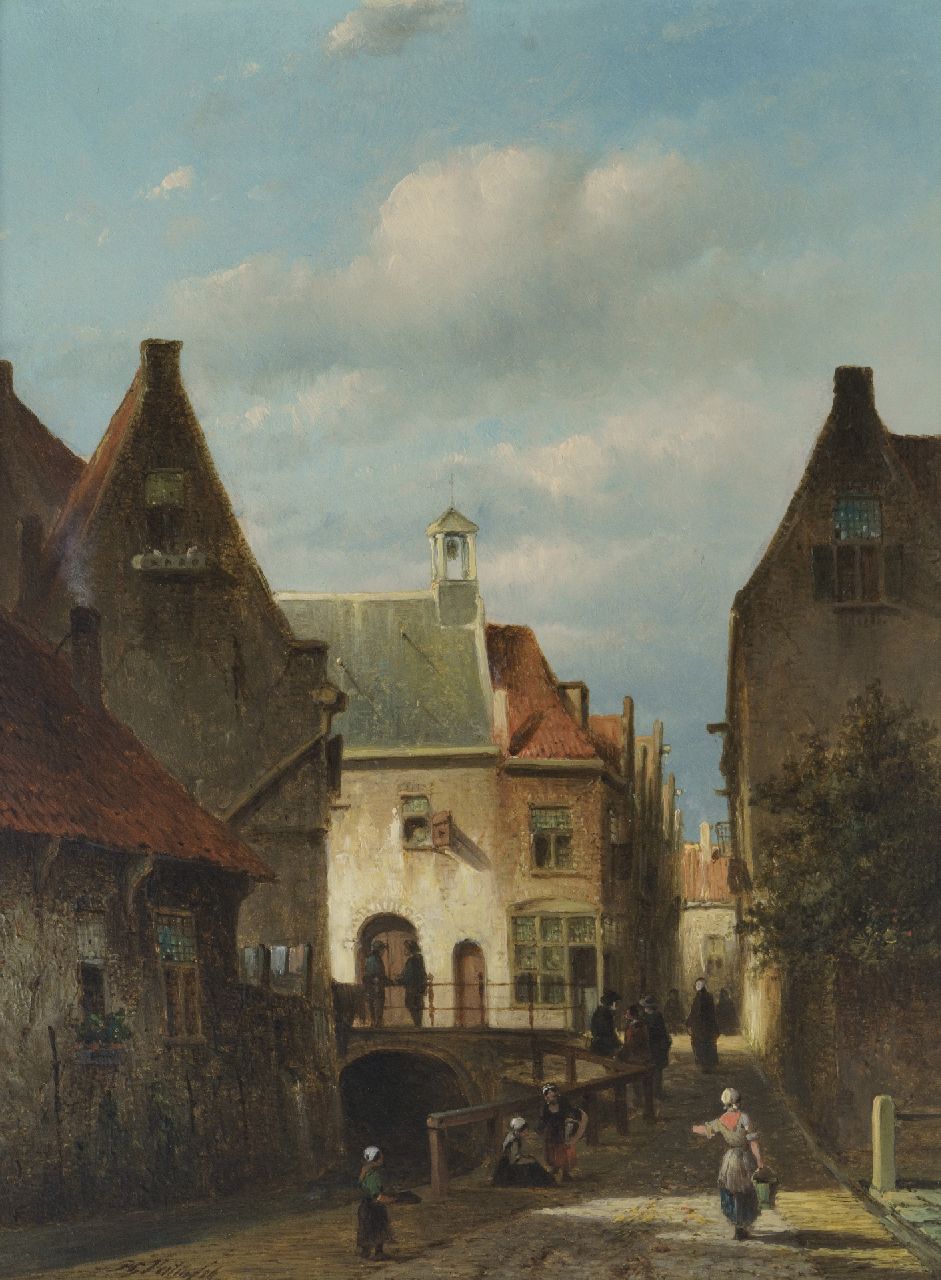 Vertin P.G. | Petrus Gerardus Vertin, Gezicht op het Zakkendragershuisje en het Achterwater te Delfshaven, Rotterdam, olieverf op paneel 33,7 x 24,7 cm, gesigneerd linksonder en gedateerd '56 Vertin P.G. | Petrus Gerardus Vertin, Gezicht op het Zakkendragershuisje en het Achterwater te Delfshaven, Rotterdam, olieverf op paneel 33,7 x 24,7 cm, gesigneerd linksonder en gedateerd '56