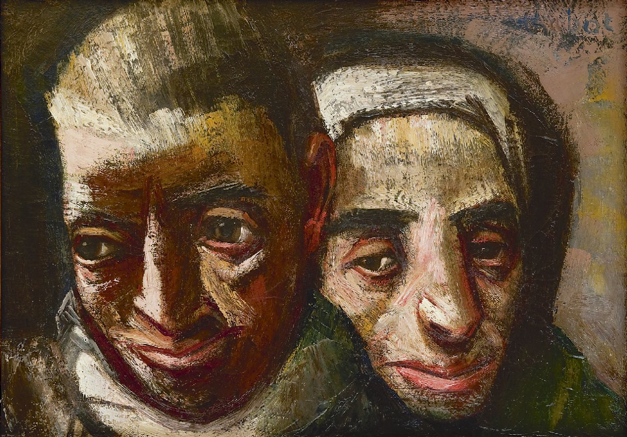 Chabot H.  | Hendrik 'Henk' Chabot, De vervolgden, olieverf op doek 45,6 x 64,0 cm, gesigneerd rechtsboven en te dateren 1944