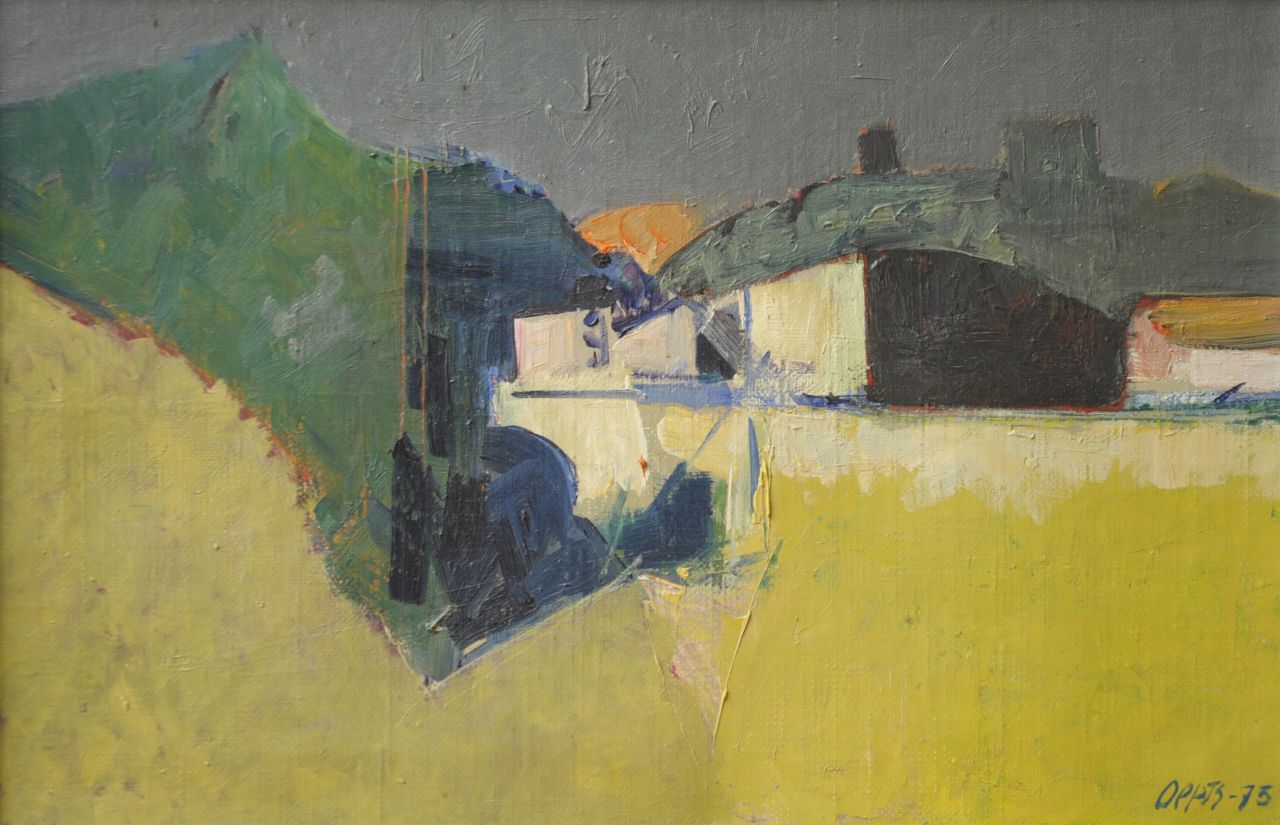 Oepts W.A.  | Willem Anthonie 'Wim' Oepts, Frans landschap, olieverf op doek 27,3 x 41,5 cm, gesigneerd rechtsonder en gedateerd '73