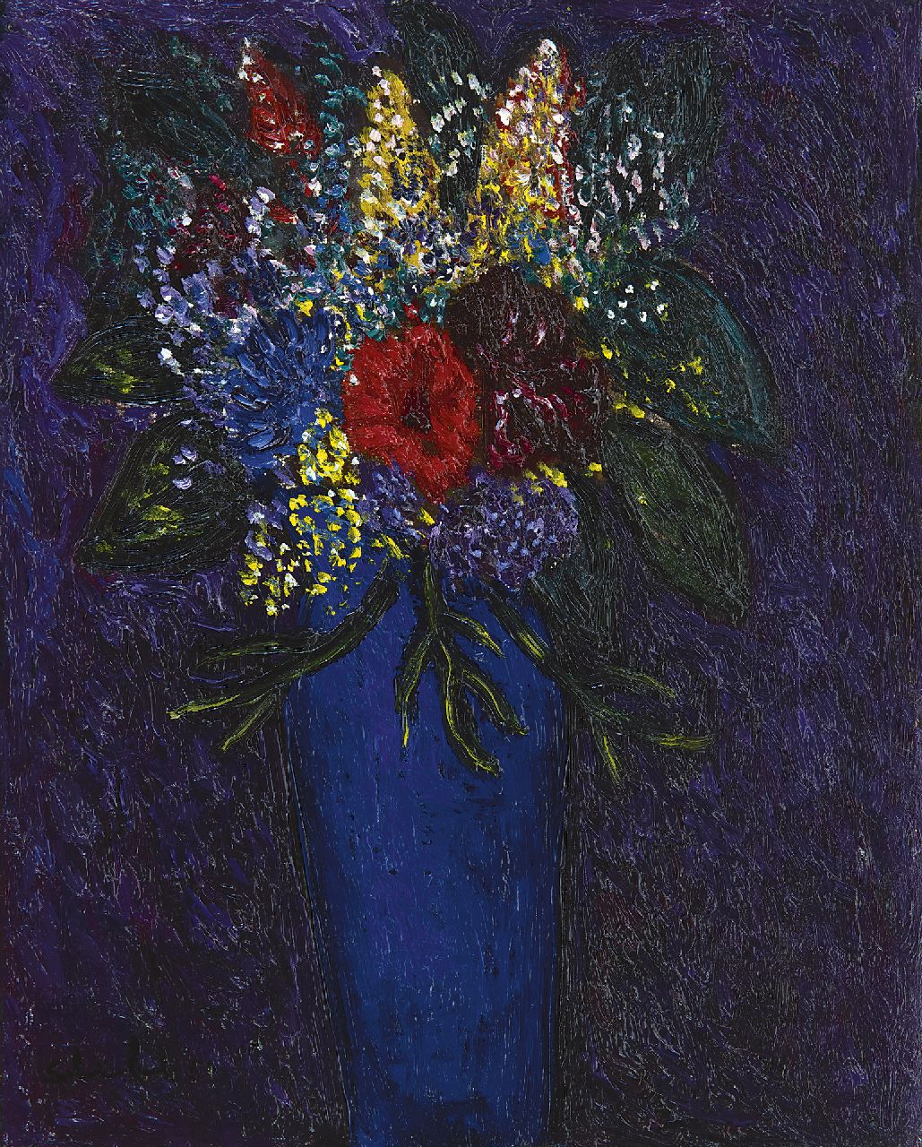 Slebe (Ferdinand Joseph Sleebe) F. | Ferry Slebe (Ferdinand Joseph Sleebe) | Schilderijen te koop aangeboden | Bloemen, olieverf op doek 30,0 x 24,2 cm, gesigneerd linksonder Slebe (Ferdinand Joseph Sleebe) F. | Ferry Slebe (Ferdinand Joseph Sleebe) | Schilderijen te koop aangeboden | Bloemen, olieverf op doek 30,0 x 24,2 cm, gesigneerd linksonder