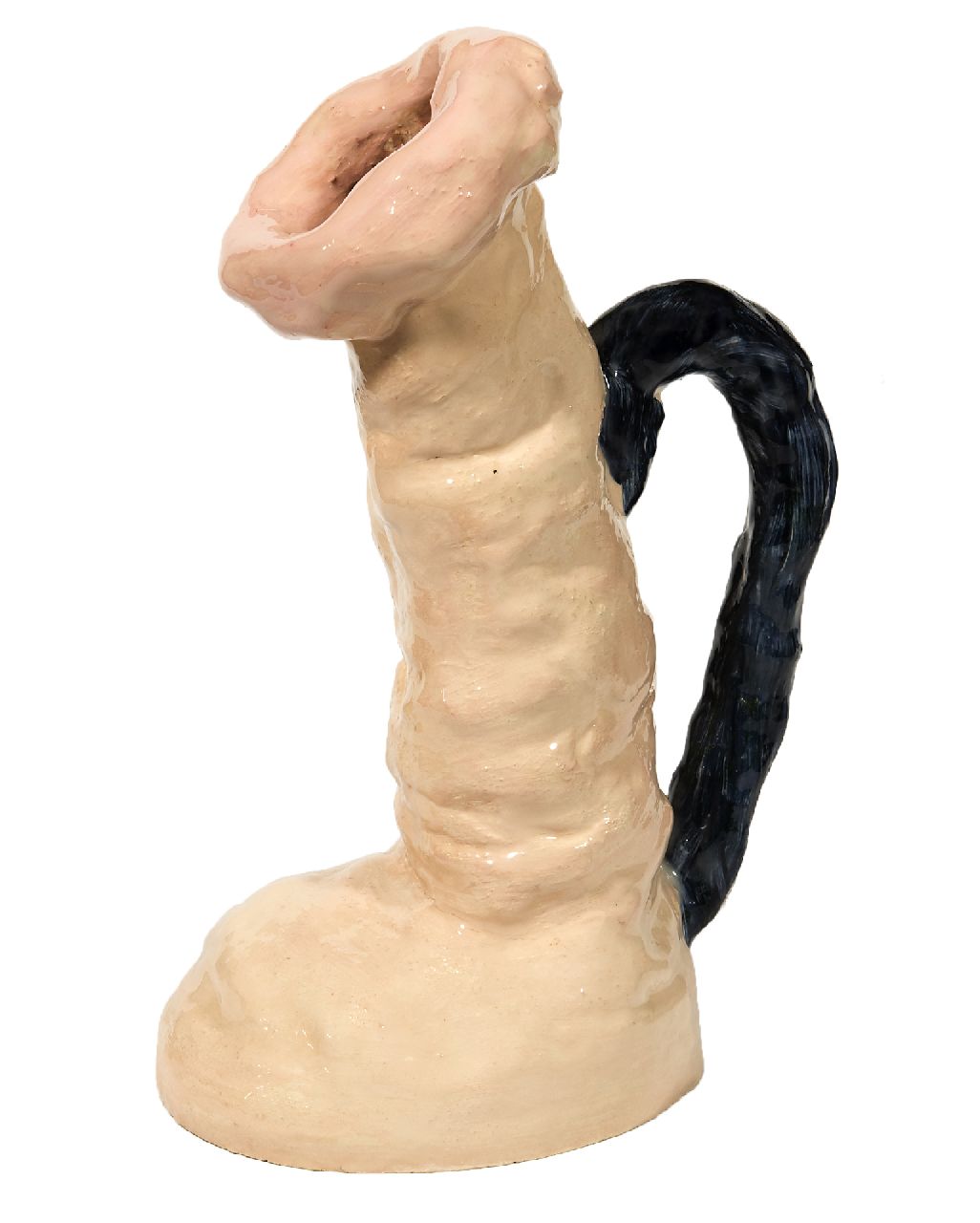 Joost van den Toorn | Sculptuur in de vorm van een schenkkan, keramiek, 30,0 x 17,0 cm, gesigneerd op zijkant basis en gedateerd 2009 Joost van den Toorn | Sculptuur in de vorm van een schenkkan, keramiek, 30,0 x 17,0 cm, gesigneerd op zijkant basis en gedateerd 2009