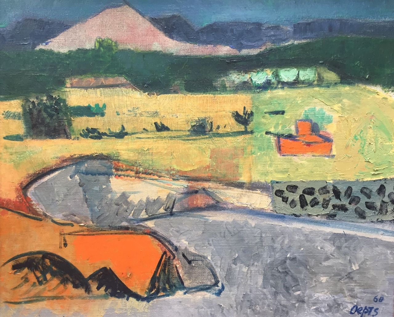 Oepts W.A. | Willem Anthonie 'Wim' Oepts, Provence, olieverf op doek 38,0 x 46,0 cm, gesigneerd rechtsonder en gedateerd '68 Oepts W.A. | Willem Anthonie 'Wim' Oepts, Provence, olieverf op doek 38,0 x 46,0 cm, gesigneerd rechtsonder en gedateerd '68