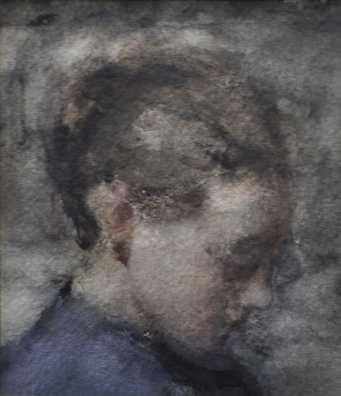Roelofs O.W.A. | Otto Willem Albertus 'Albert' Roelofs, Meisjeskopje, aquarel op papier 18,2 x 15,2 cm, te dateren 1901 Roelofs O.W.A. | Otto Willem Albertus 'Albert' Roelofs, Meisjeskopje, aquarel op papier 18,2 x 15,2 cm, te dateren 1901