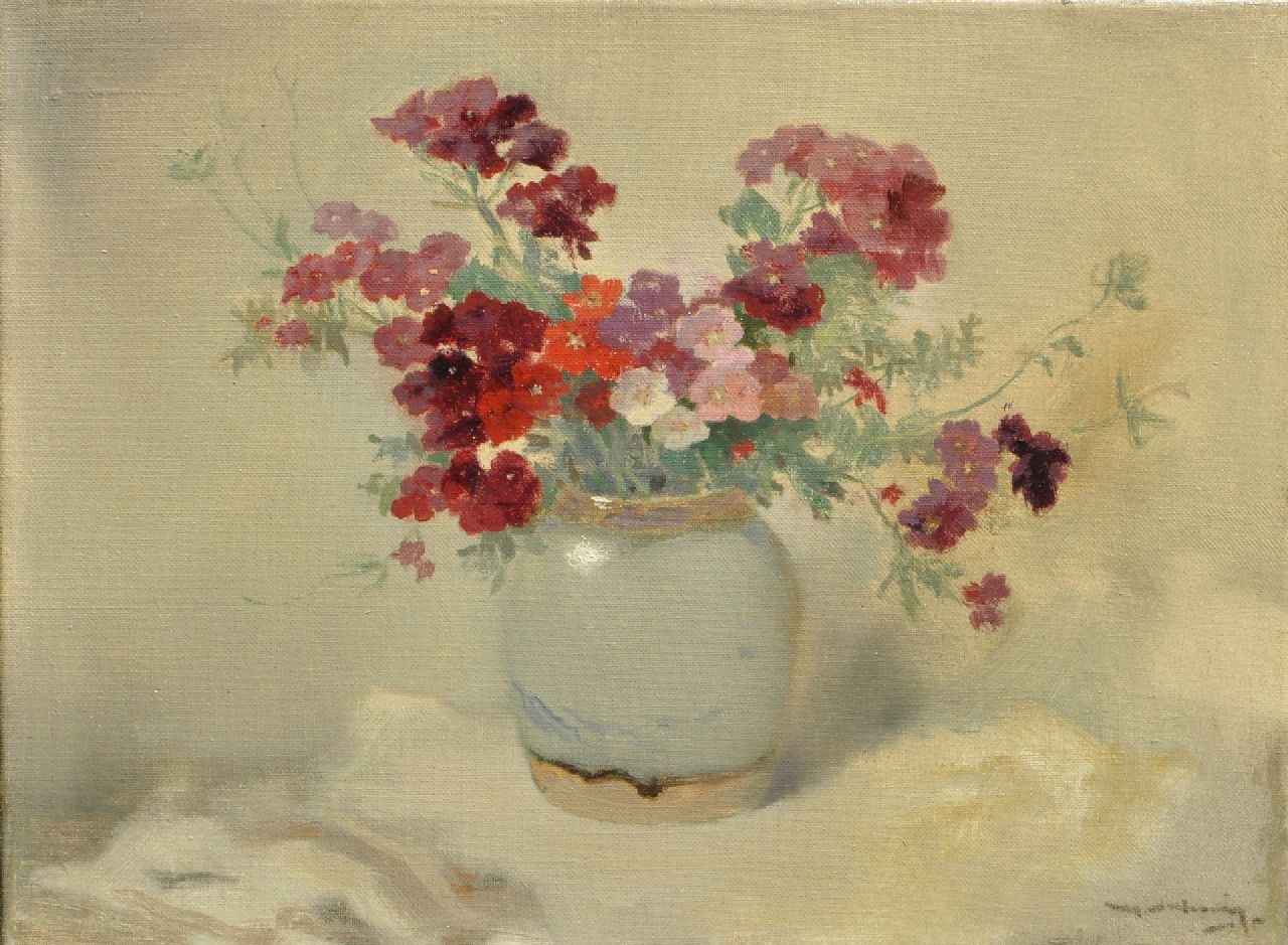 Wenning IJ.H. | IJpe Heerke 'Ype' Wenning, Zomerbloemen, olieverf op doek 30,1 x 40,1 cm, gesigneerd rechtsonder Wenning IJ.H. | IJpe Heerke 'Ype' Wenning, Zomerbloemen, olieverf op doek 30,1 x 40,1 cm, gesigneerd rechtsonder