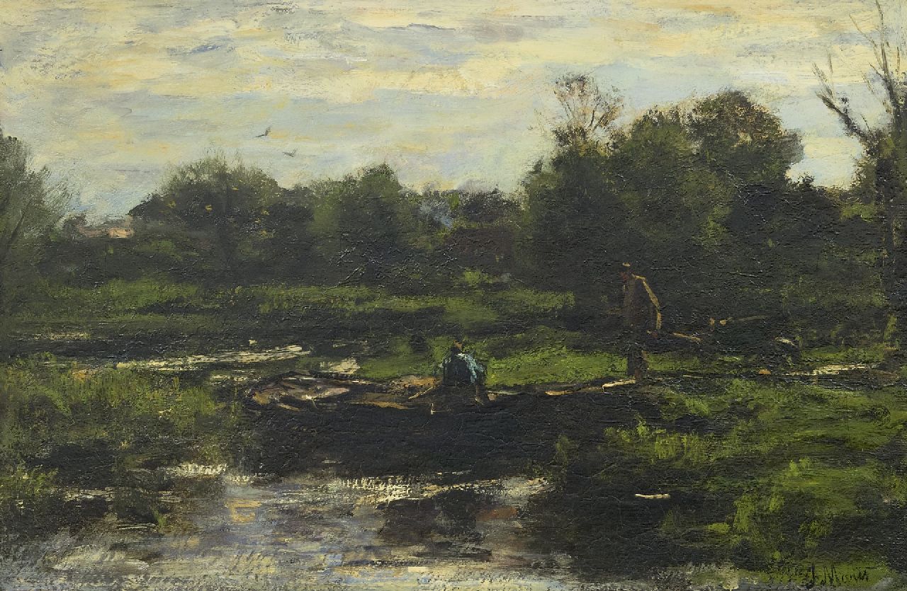 Maris J.H.  | Jacobus Hendricus 'Jacob' Maris, Zandkruiers, olieverf op doek 40,0 x 59,8 cm, gesigneerd rechtsonder en te dateren ca. 1889