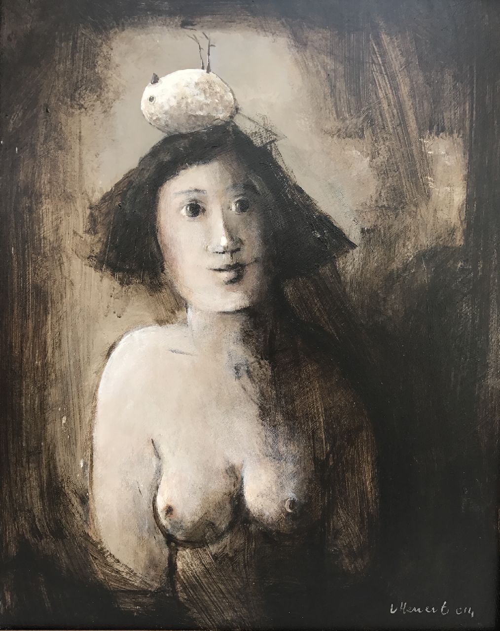 Hemert E. van | Evert van Hemert, Sweet memory, acryl op board 49,5 x 40,0 cm, gesigneerd rechtsonder en gedateerd 014 [2014]