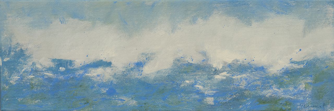 Hemert E. van | Evert van Hemert, Seascape, acryl op doek 20,0 x 60,0 cm, gesigneerd rechtsonder Hemert E. van | Evert van Hemert, Seascape, acryl op doek 20,0 x 60,0 cm, gesigneerd rechtsonder