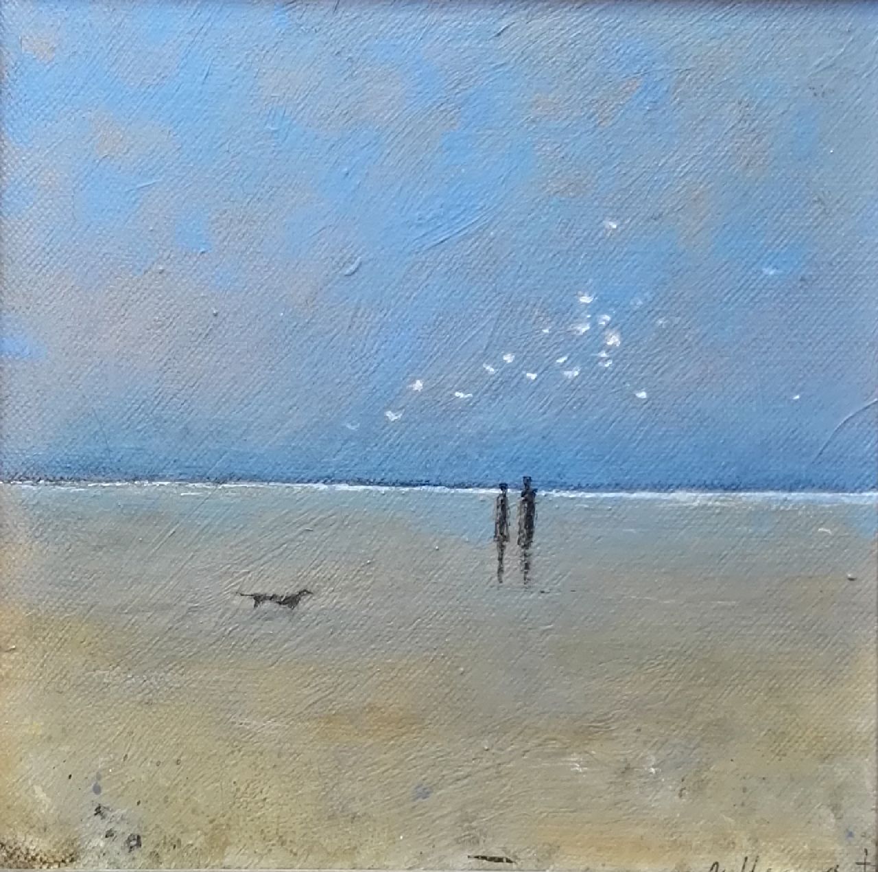 Hemert E. van | Evert van Hemert, Terschelling, acryl op doek 20,1 x 20,2 cm, gesigneerd rechtsonder en op spieraam Hemert E. van | Evert van Hemert, Terschelling, acryl op doek 20,1 x 20,2 cm, gesigneerd rechtsonder en op spieraam