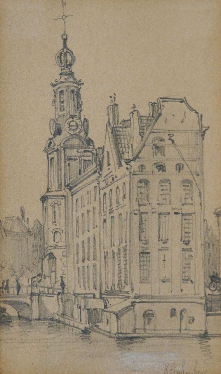 Klinkenberg J.C.K. | Johannes Christiaan Karel Klinkenberg, De Munt, tekening op papier 9,0 x 15,0 cm, gesigneerd rechtsonder Klinkenberg J.C.K. | Johannes Christiaan Karel Klinkenberg, De Munt, tekening op papier 9,0 x 15,0 cm, gesigneerd rechtsonder