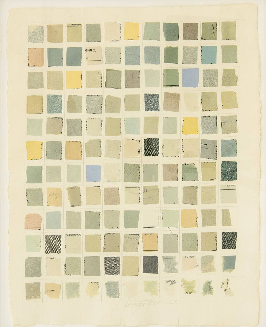 Baumgärtner K. | Klaus Baumgärtner | Aquarellen en tekeningen te koop aangeboden | Zonder titel, collage op papier 47,7 x 37,0 cm, gesigneerd middenonder en gedateerd 2006 Baumgärtner K. | Klaus Baumgärtner | Aquarellen en tekeningen te koop aangeboden | Zonder titel, collage op papier 47,7 x 37,0 cm, gesigneerd middenonder en gedateerd 2006