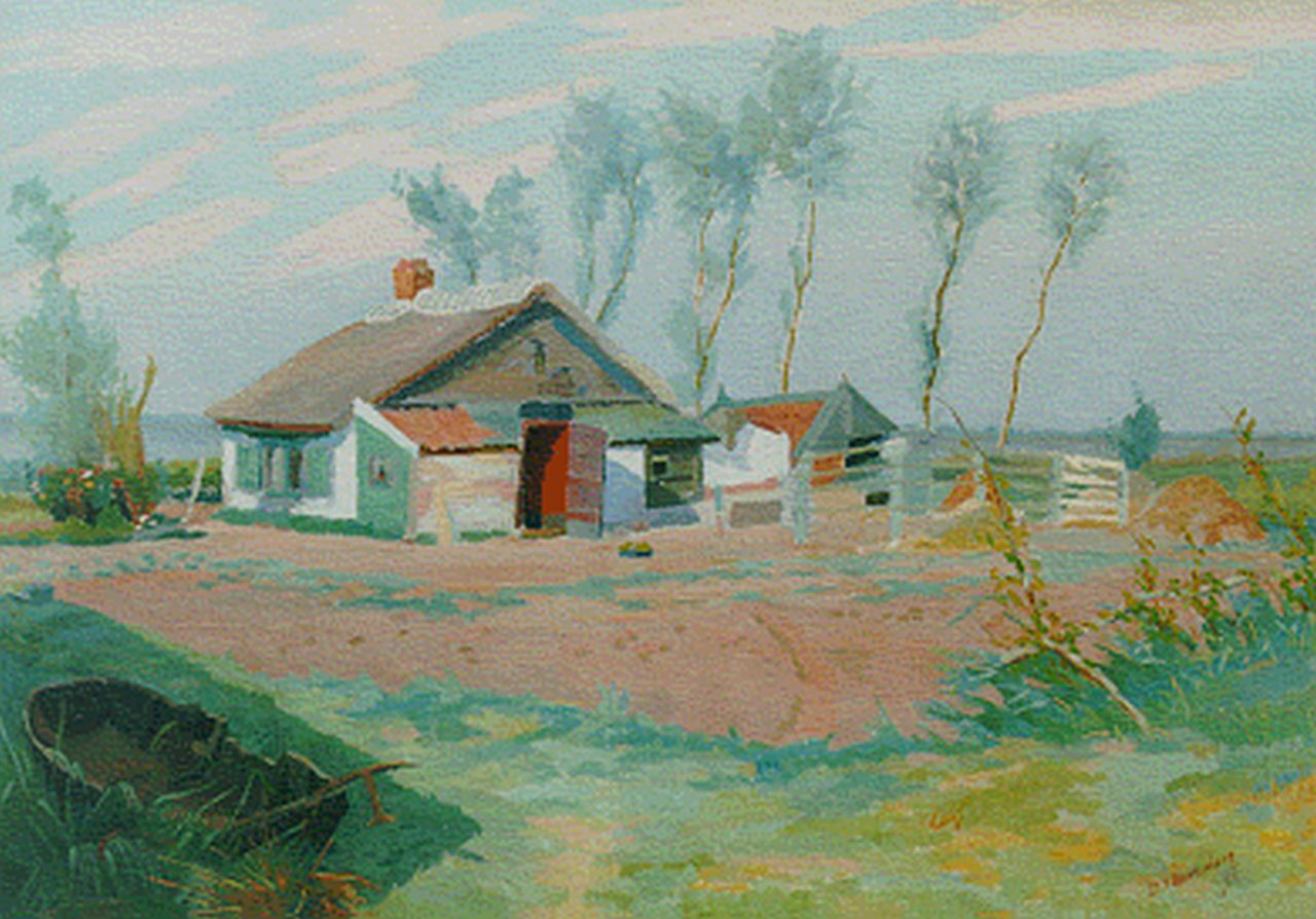 Smorenberg D. | Dirk Smorenberg, Huisje Toon Wingelaar aan de Horndijk, olieverf op doek 63,5 x 89,2 cm, gesigneerd rechtsonder en gedateerd '21 Smorenberg D. | Dirk Smorenberg, Huisje Toon Wingelaar aan de Horndijk, olieverf op doek 63,5 x 89,2 cm, gesigneerd rechtsonder en gedateerd '21
