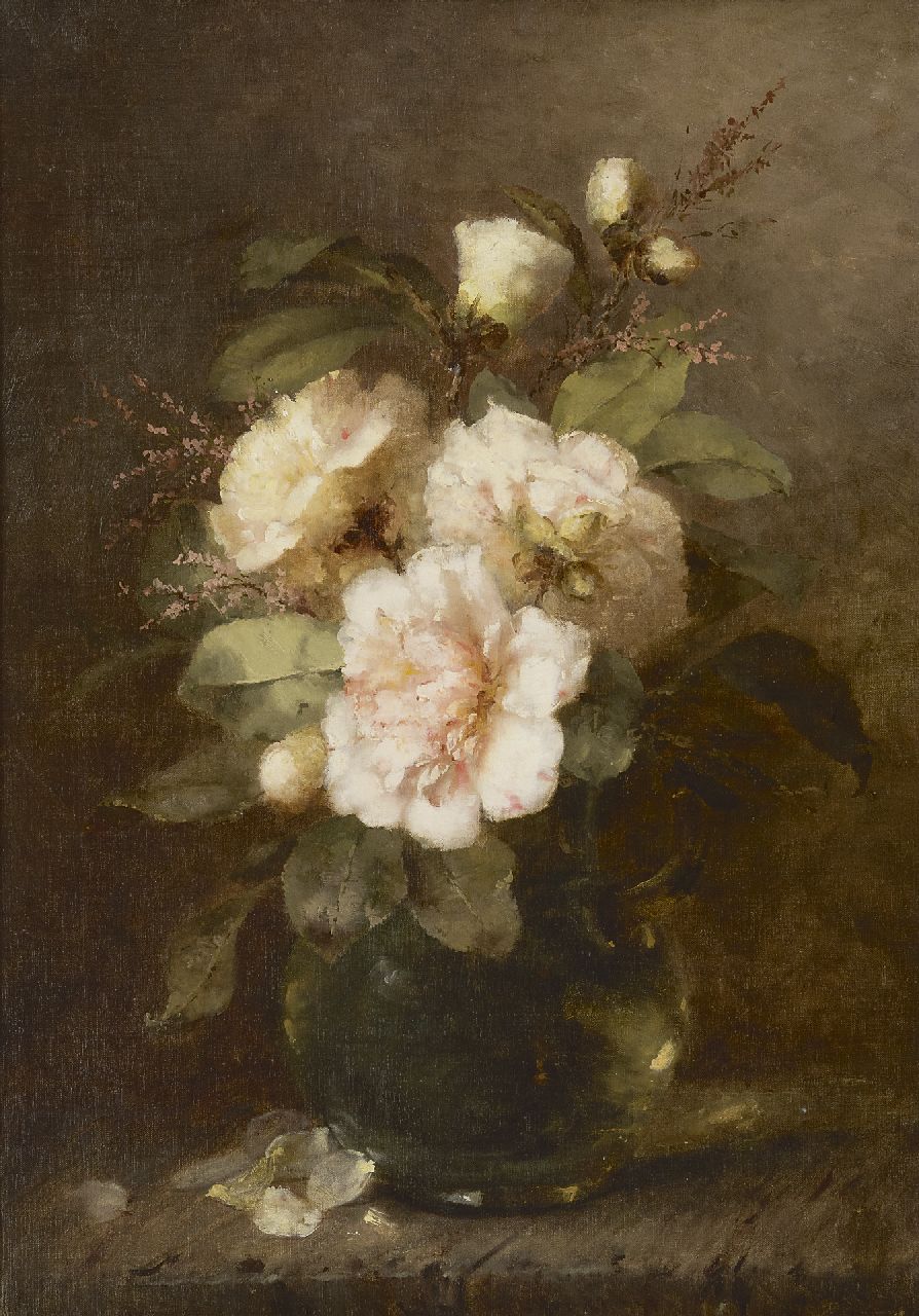 Breuer-Wikman F. | Frederika Breuer-Wikman, Stilleven met rozen, olieverf op doek 60,6 x 43,3 cm Breuer-Wikman F. | Frederika Breuer-Wikman, Stilleven met rozen, olieverf op doek 60,6 x 43,3 cm