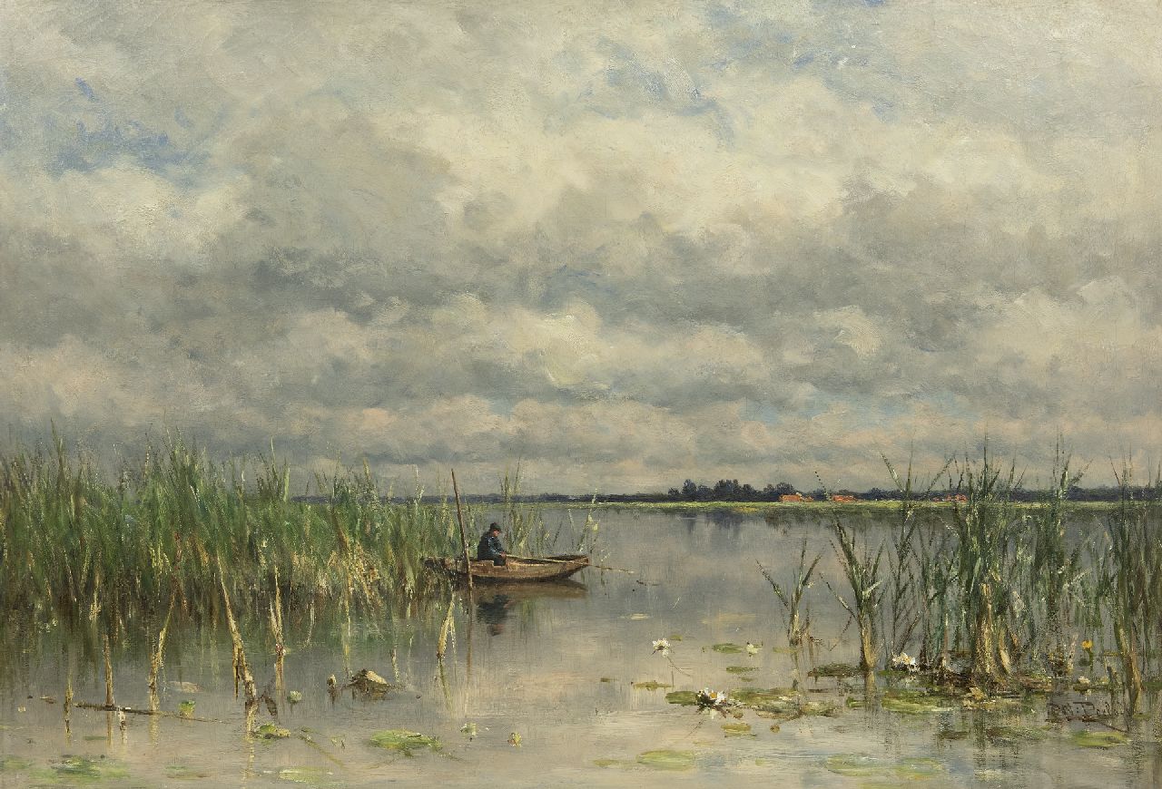 Roelofs W. | Willem Roelofs, Visser op het water bij Noorden, olieverf op doek 68,3 x 100,2 cm, gesigneerd rechtsonder en te dateren ca. 1880-1888 Roelofs W. | Willem Roelofs, Visser op het water bij Noorden, olieverf op doek 68,3 x 100,2 cm, gesigneerd rechtsonder en te dateren ca. 1880-1888