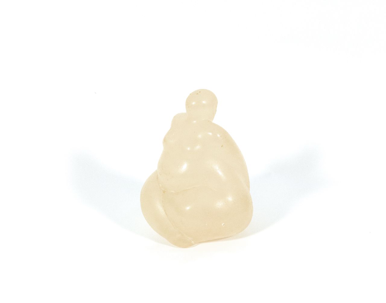 Dael M. van | Monica van Dael | Beelden en objecten te koop aangeboden | Gezellige dame, albast 14,0 cm, gesigneerd op onderzijde met monogram Dael M. van | Monica van Dael | Beelden en objecten te koop aangeboden | Gezellige dame, albast 14,0 cm, gesigneerd op onderzijde met monogram