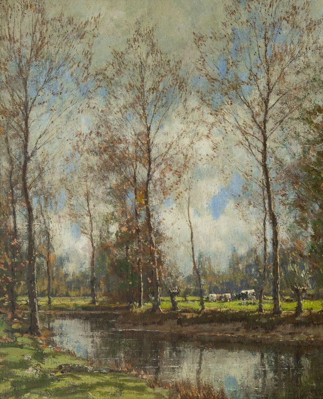 Gorter A.M. | 'Arnold' Marc Gorter, De Vordense beek, olieverf op doek 55,9 x 45,7 cm, gesigneerd rechtsonder Gorter A.M. | 'Arnold' Marc Gorter, De Vordense beek, olieverf op doek 55,9 x 45,7 cm, gesigneerd rechtsonder