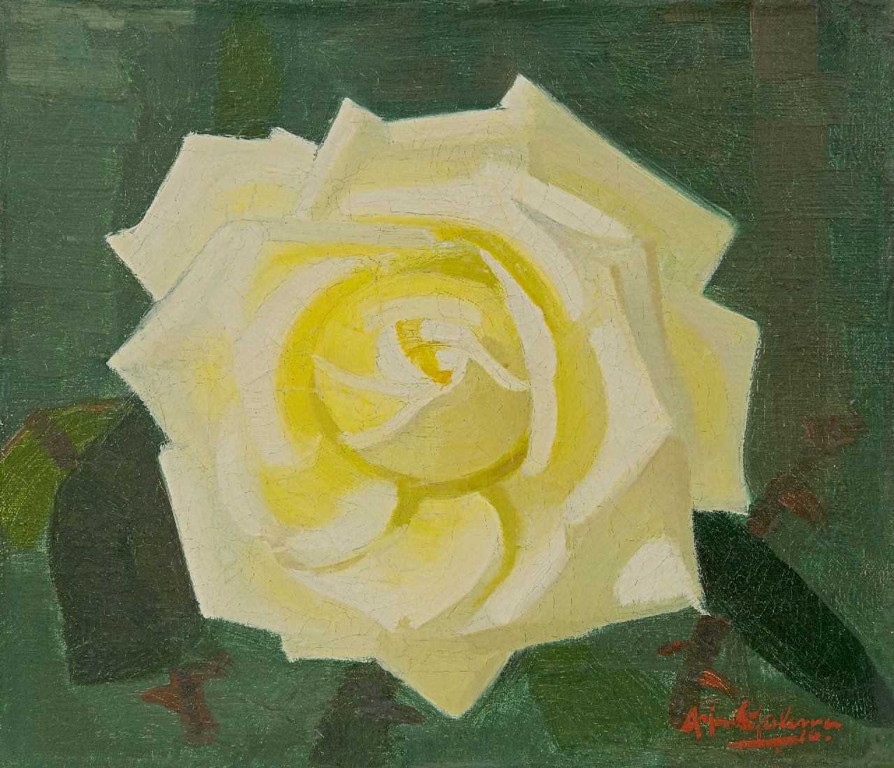 Galema A. | Arjen Galema | Schilderijen te koop aangeboden | Gele roos, olieverf op doek 25,3 x 29,6 cm, gesigneerd rechtsonder Galema A. | Arjen Galema | Schilderijen te koop aangeboden | Gele roos, olieverf op doek 25,3 x 29,6 cm, gesigneerd rechtsonder