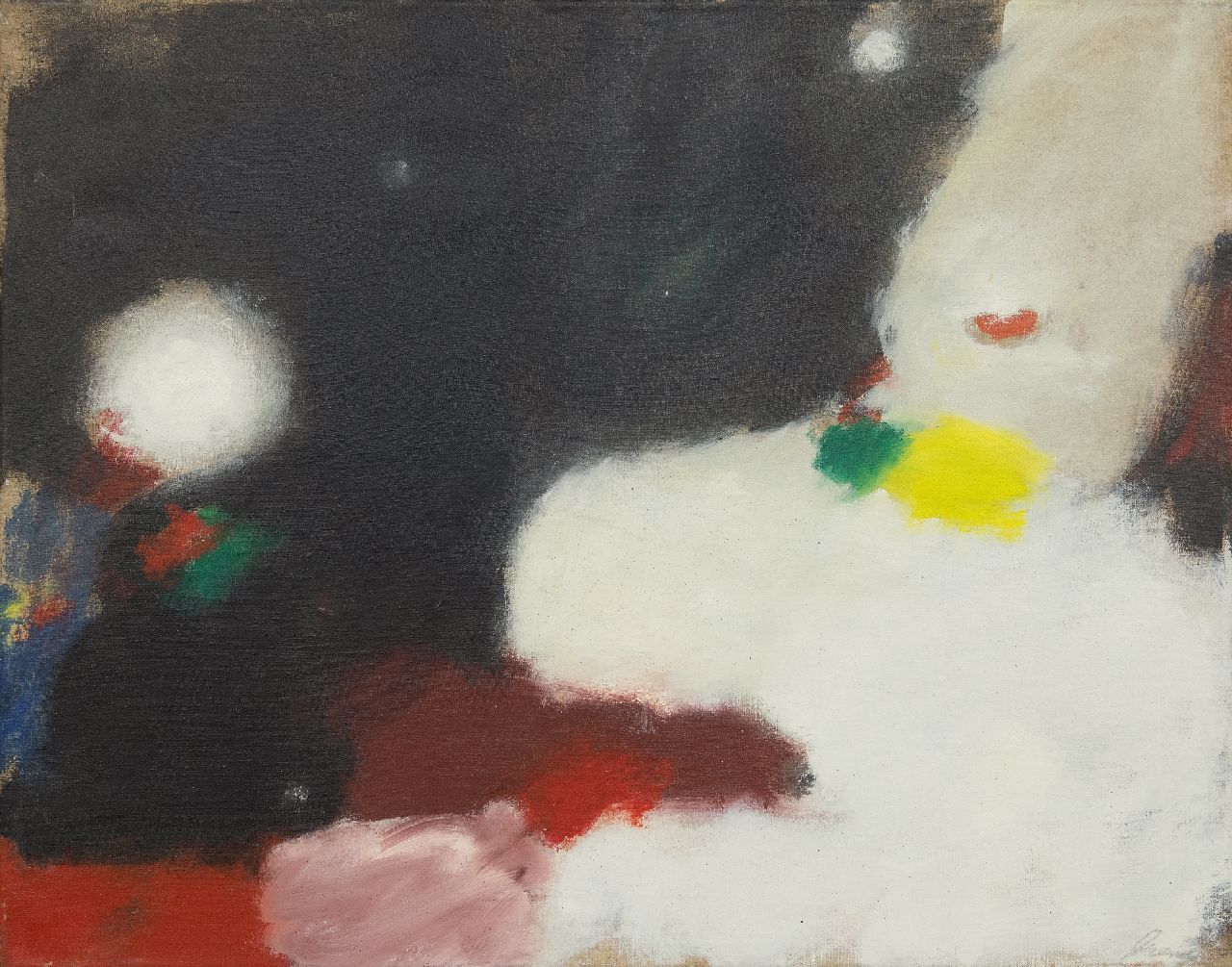 Brands E.A.M. | Eugenius Antonius Maria 'Eugène' Brands | Schilderijen te koop aangeboden | Mysterious Universe, olieverf op doek 55,0 x 70,5 cm, gesigneerd rechtsonder en verso gedateerd '71 Brands E.A.M. | Eugenius Antonius Maria 'Eugène' Brands | Schilderijen te koop aangeboden | Mysterious Universe, olieverf op doek 55,0 x 70,5 cm, gesigneerd rechtsonder en verso gedateerd '71