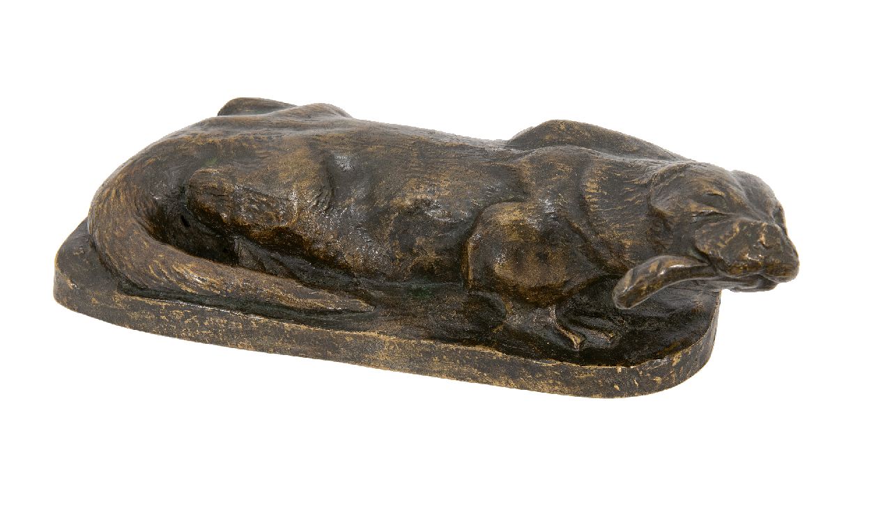 Pallenberg J.F. | Josef Franz Pallenberg | Beelden en objecten te koop aangeboden | Otter, brons 9,5 x 27,5 cm Pallenberg J.F. | Josef Franz Pallenberg | Beelden en objecten te koop aangeboden | Otter, brons 9,5 x 27,5 cm
