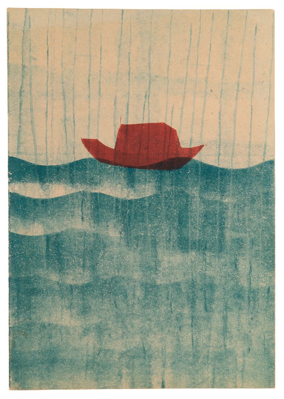 Werkman H.N. | Hendrik Nicolaas Werkman, Das Windliecht Gottes (tractaat van M. Luther), sjabloon, inktrol, drukinkt op papier 27,9 x 19,6 cm Werkman H.N. | Hendrik Nicolaas Werkman, Das Windliecht Gottes (tractaat van M. Luther), sjabloon, inktrol, drukinkt op papier 27,9 x 19,6 cm